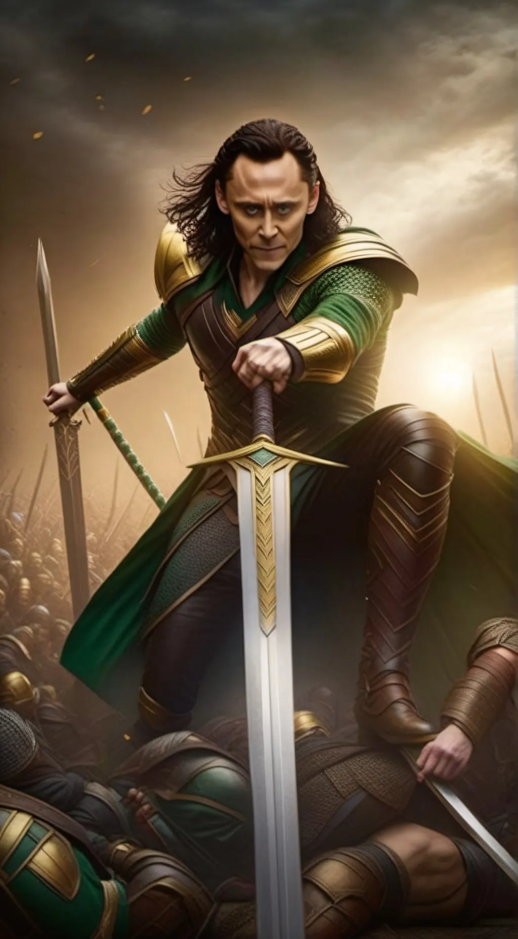 ai character: Loki Odinson background