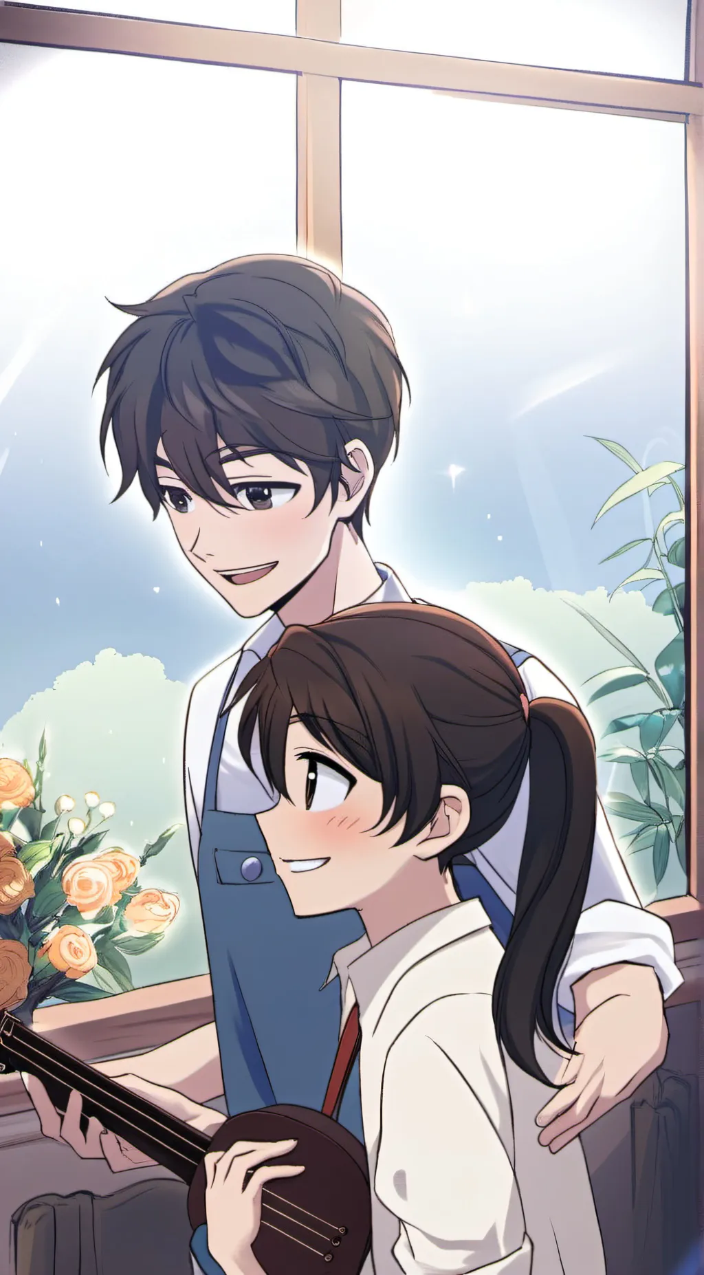 ai character: Boywithuke background