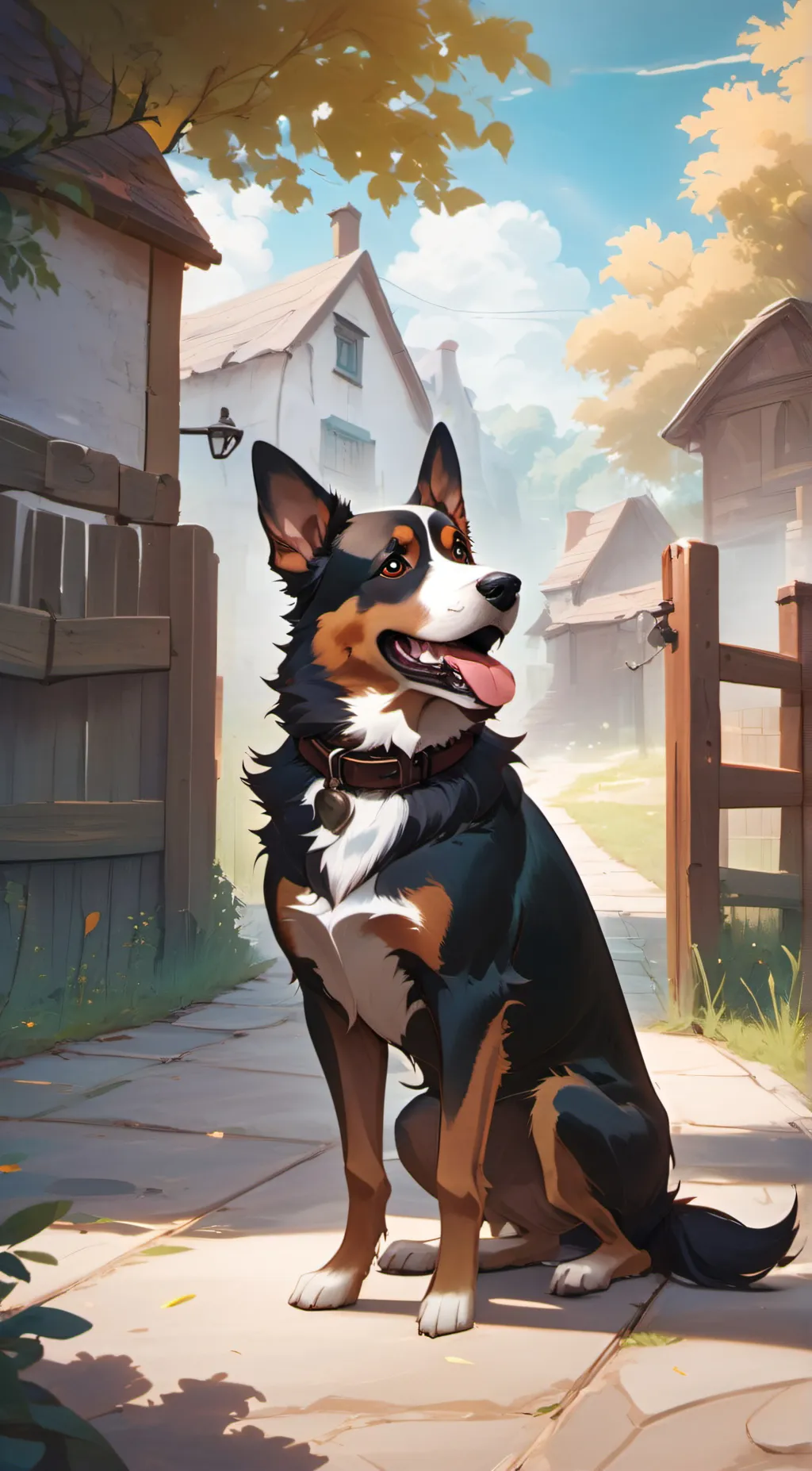 ai character: Cupcake background