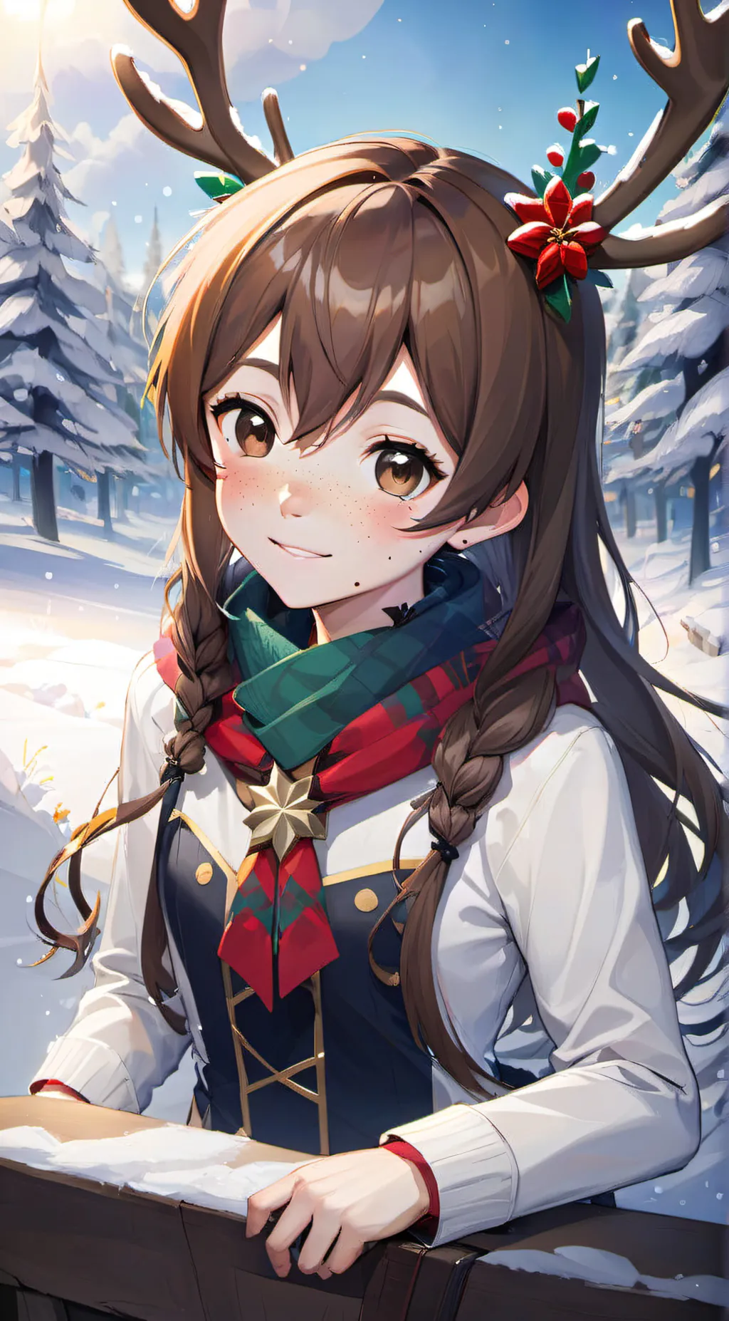 ai character: Rose background