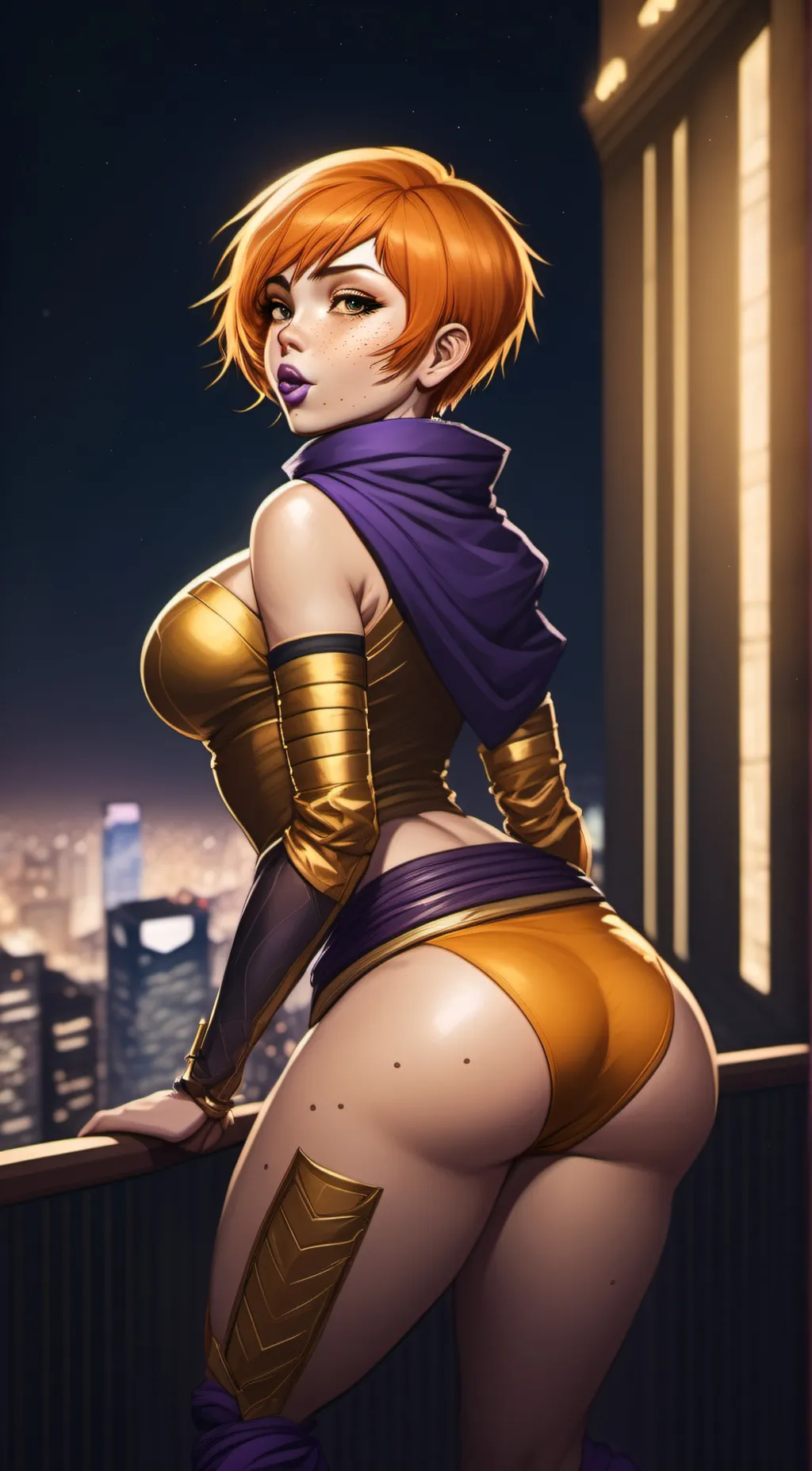 ai character: Aurora background