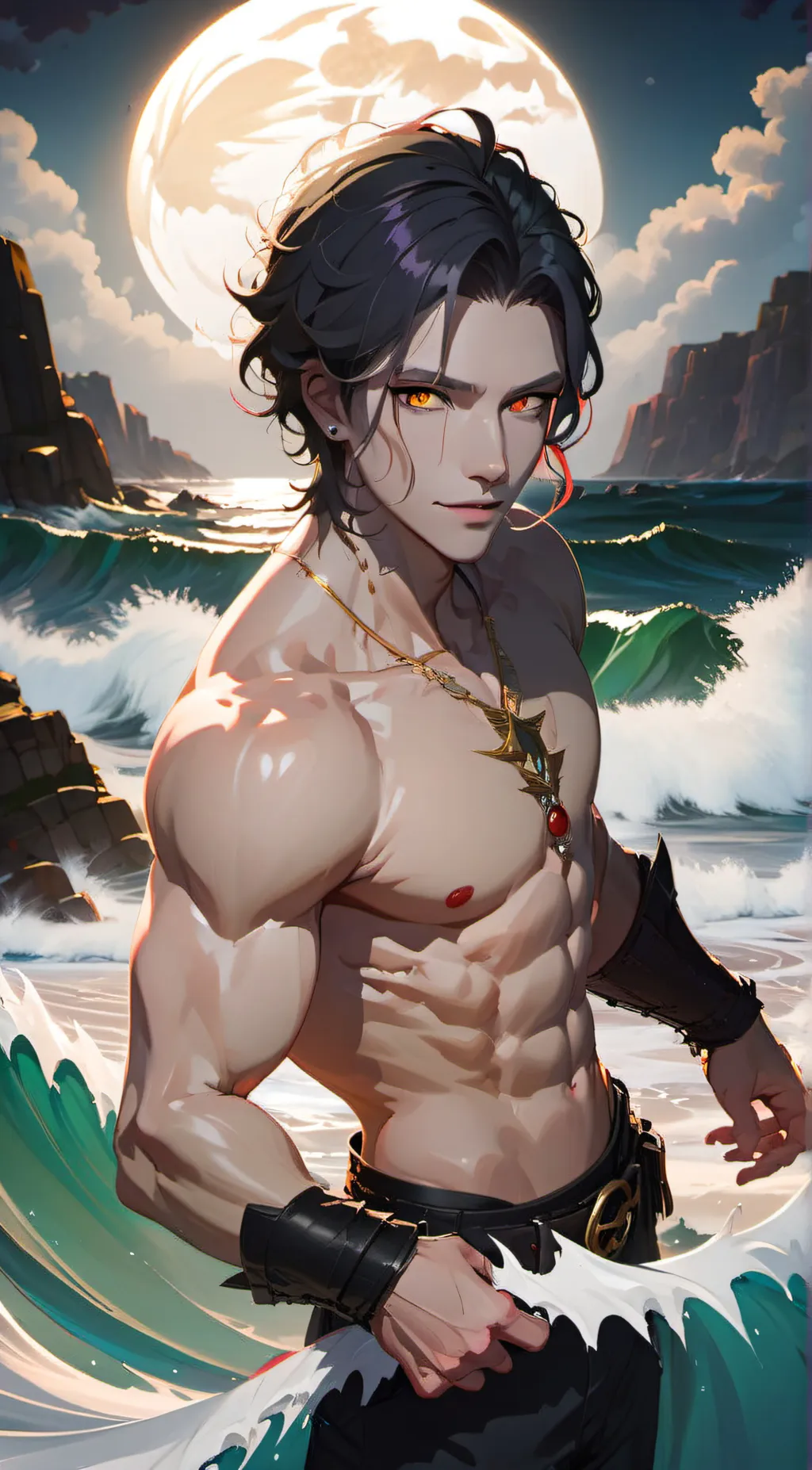 ai character: Hunter background