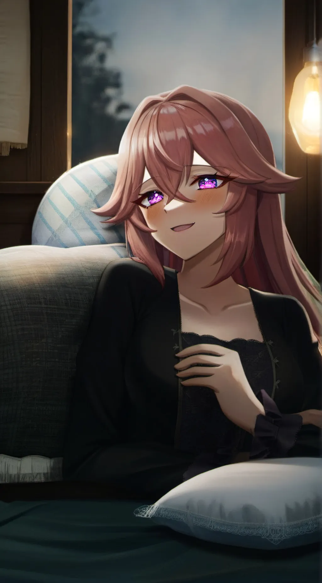ai character: fart girl background