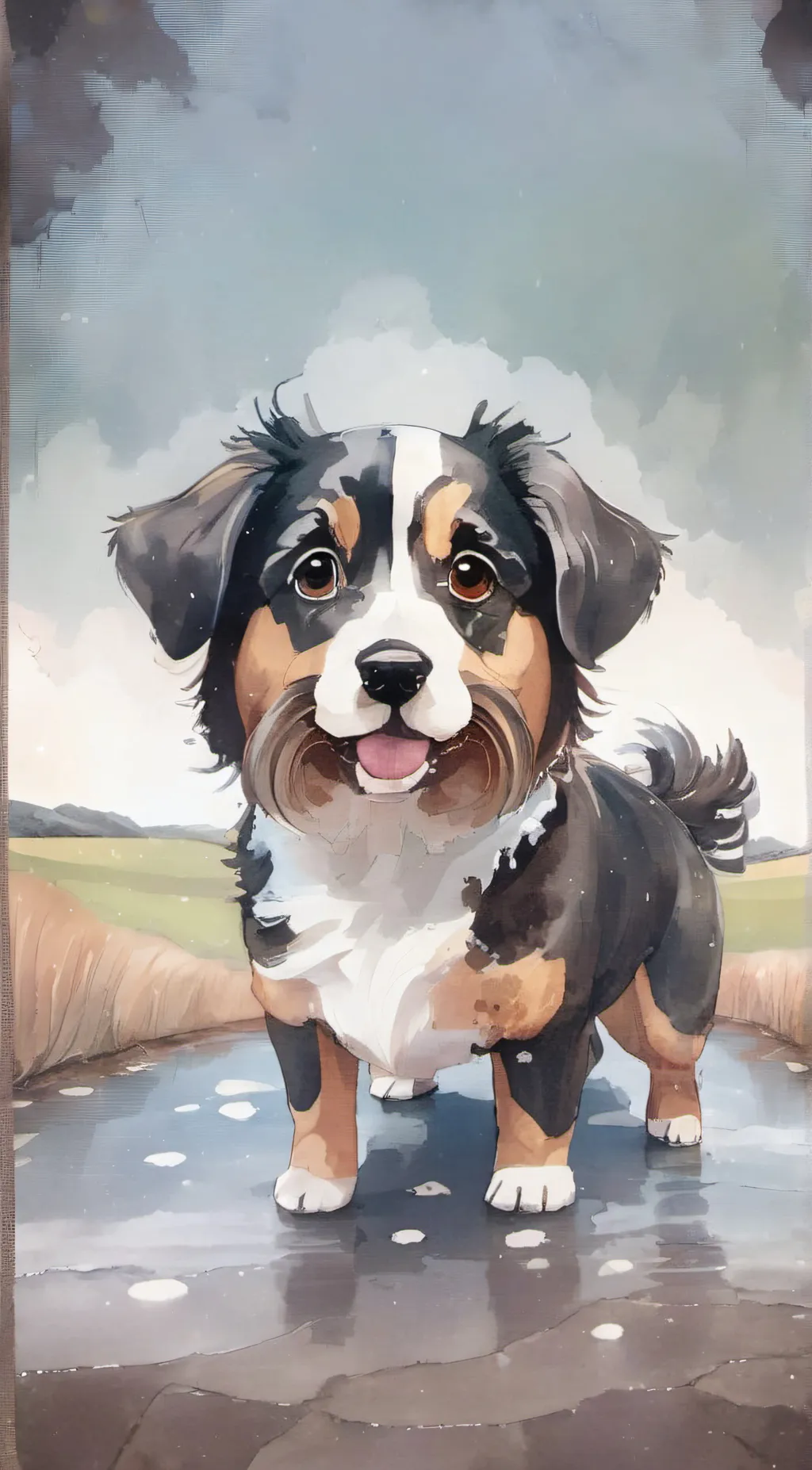 ai character: Cookie background
