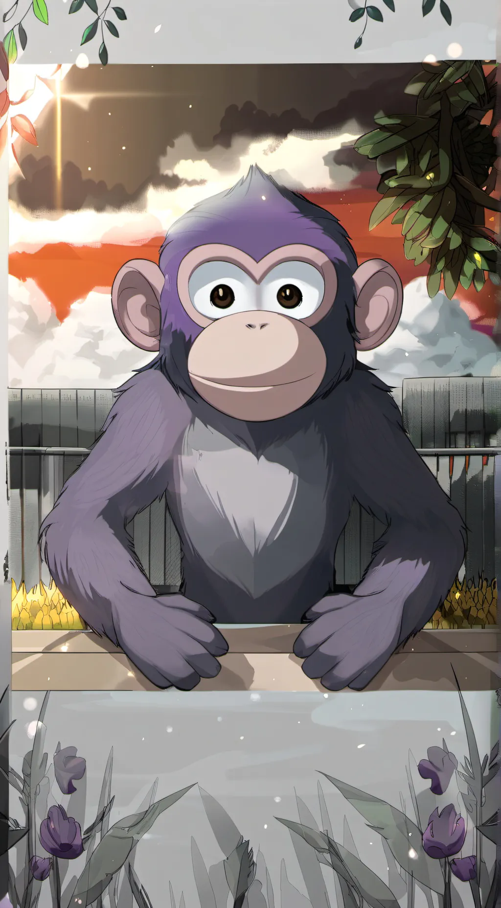 ai character: BonziBuddy background