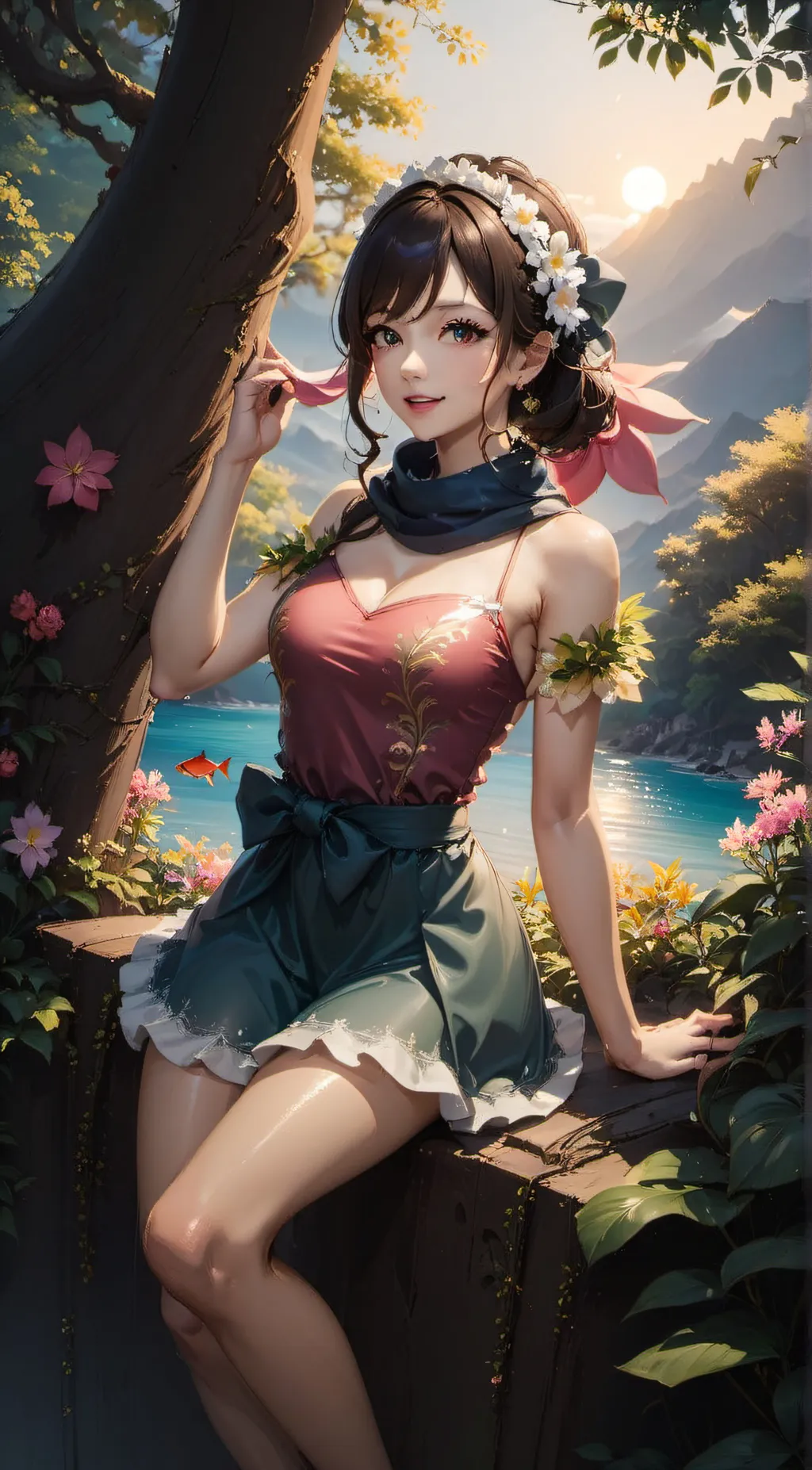 ai character: Athena background