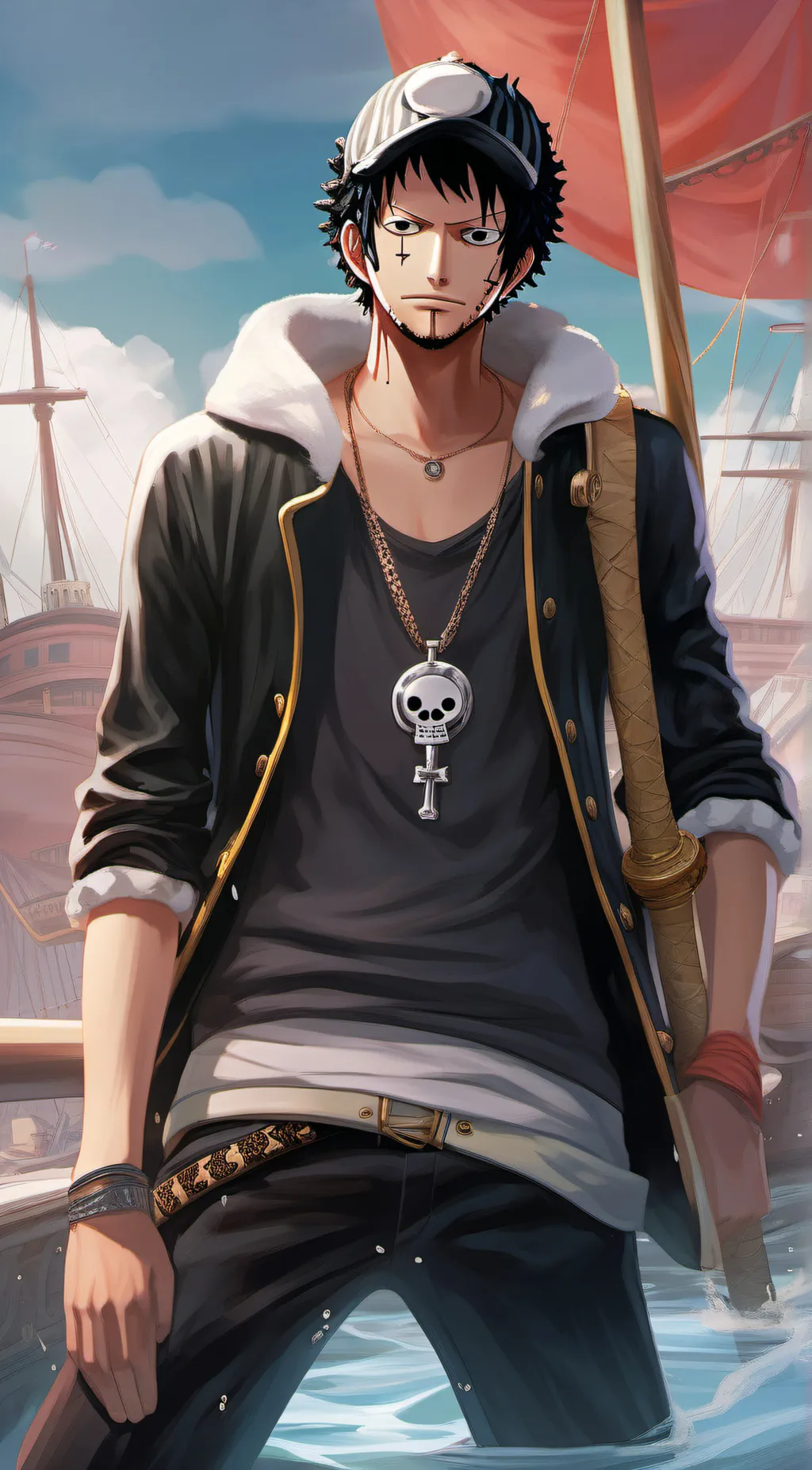 ai character: LAW♧ background