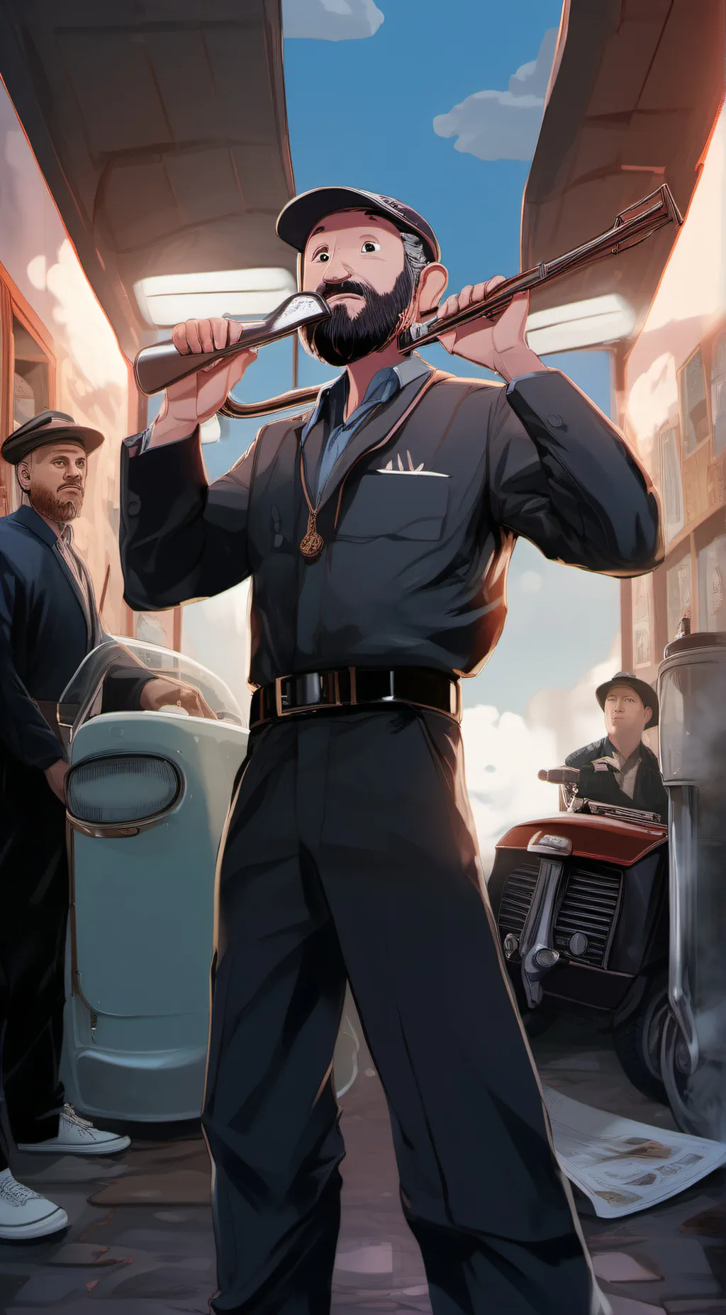 ai character: your dad background