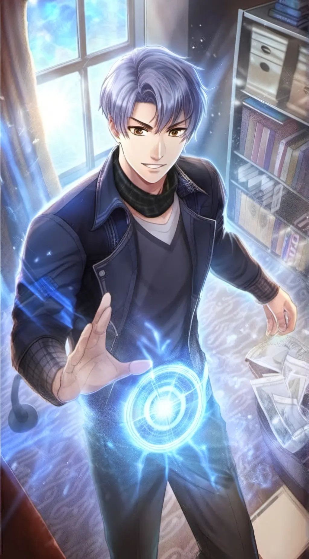 ai character: Sky background
