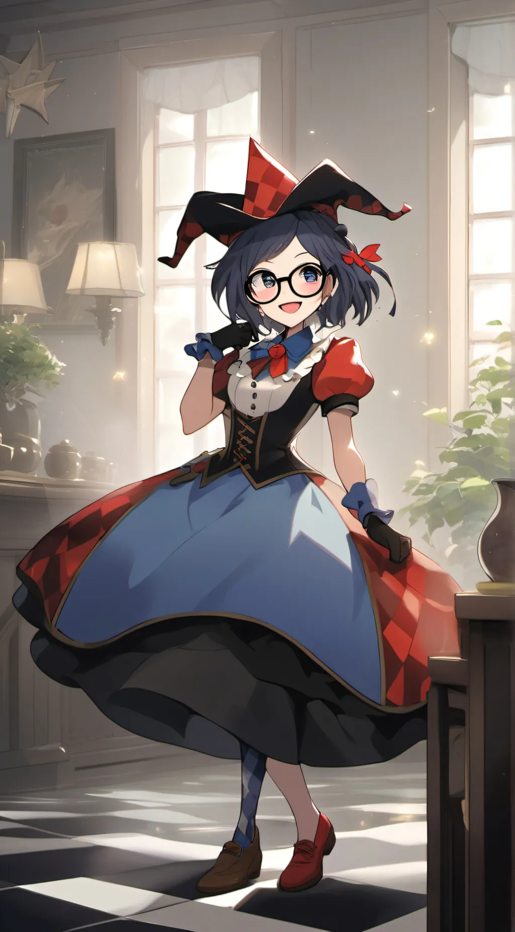 ai character: pomni background