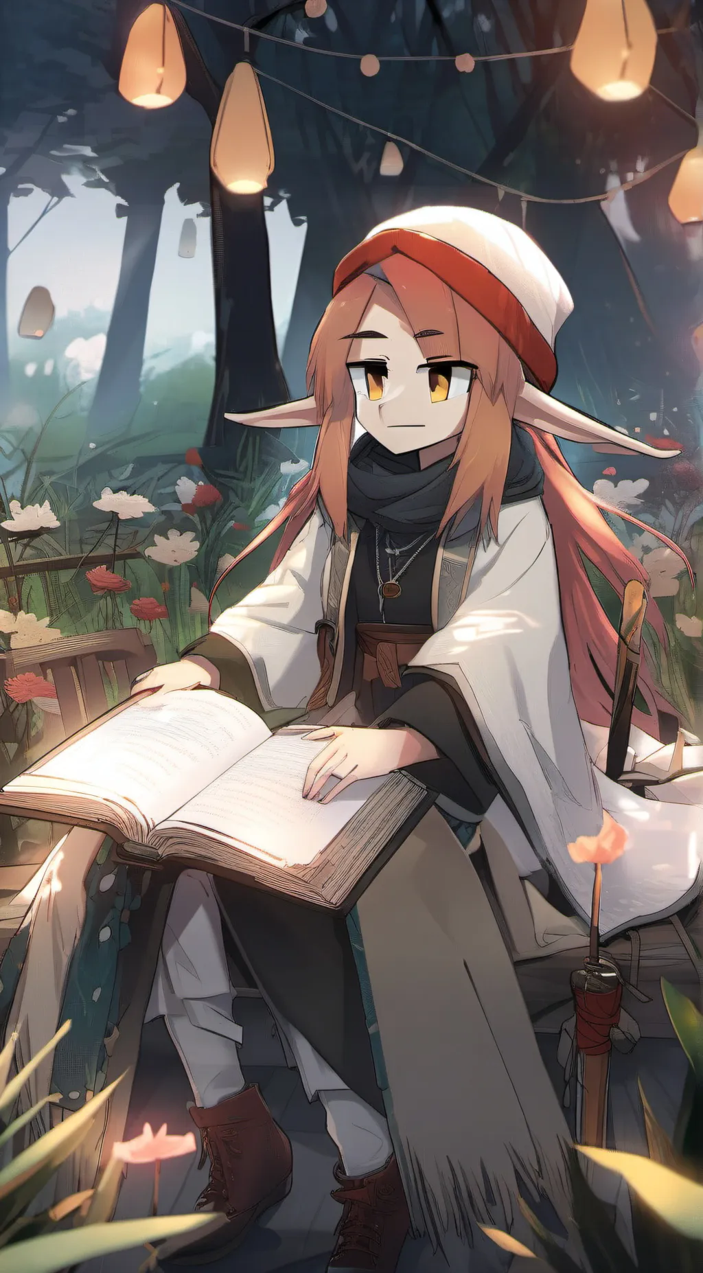 ai character: Elara background