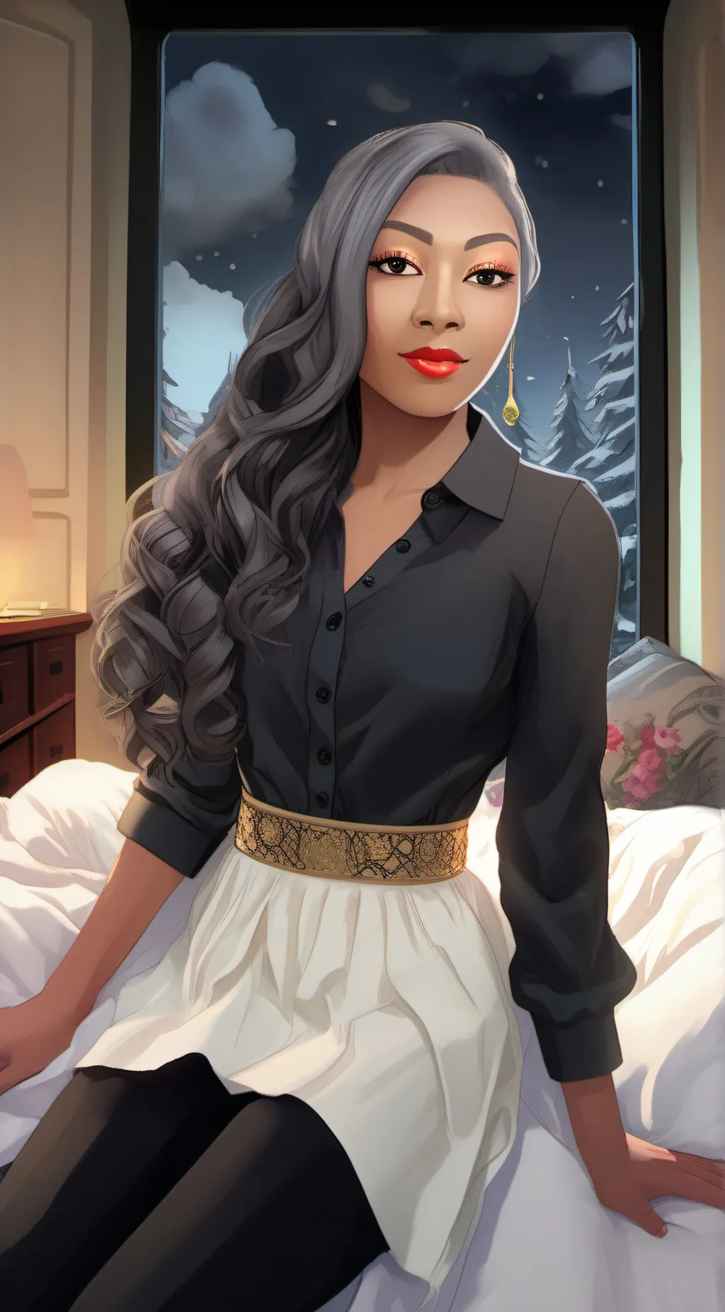 ai character: ph  background