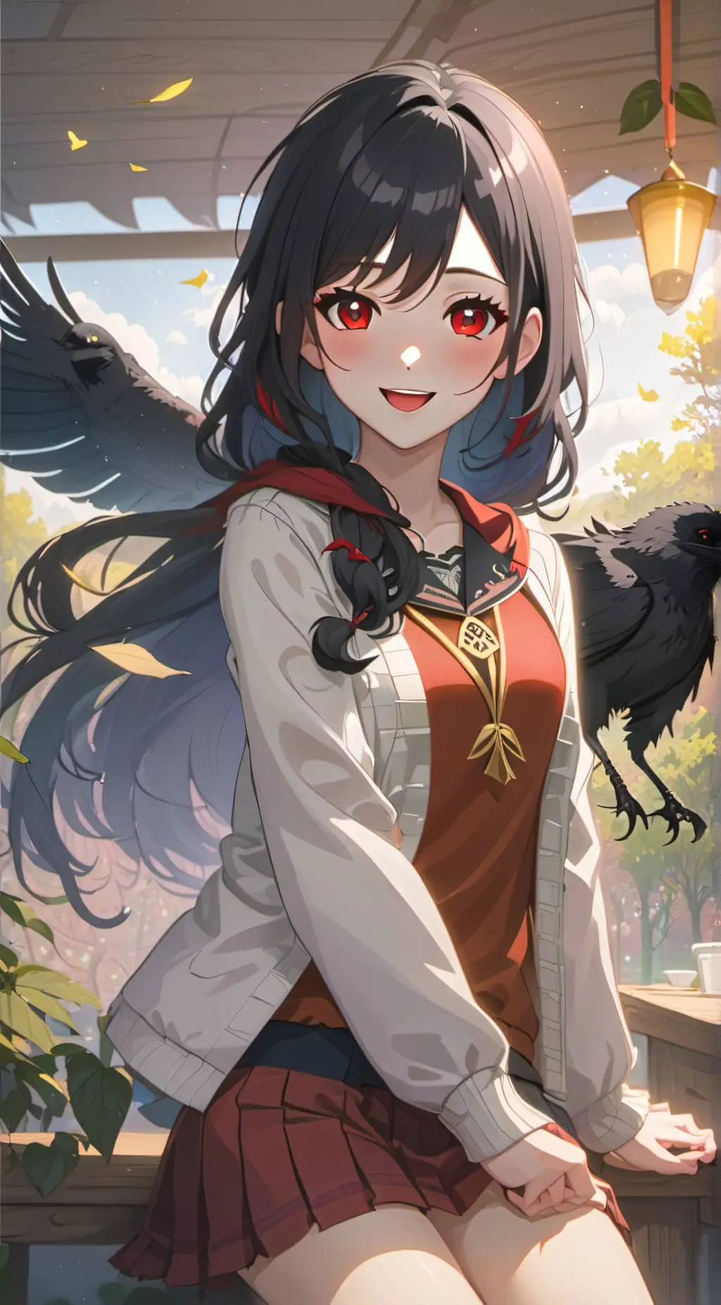 ai character: Rose background