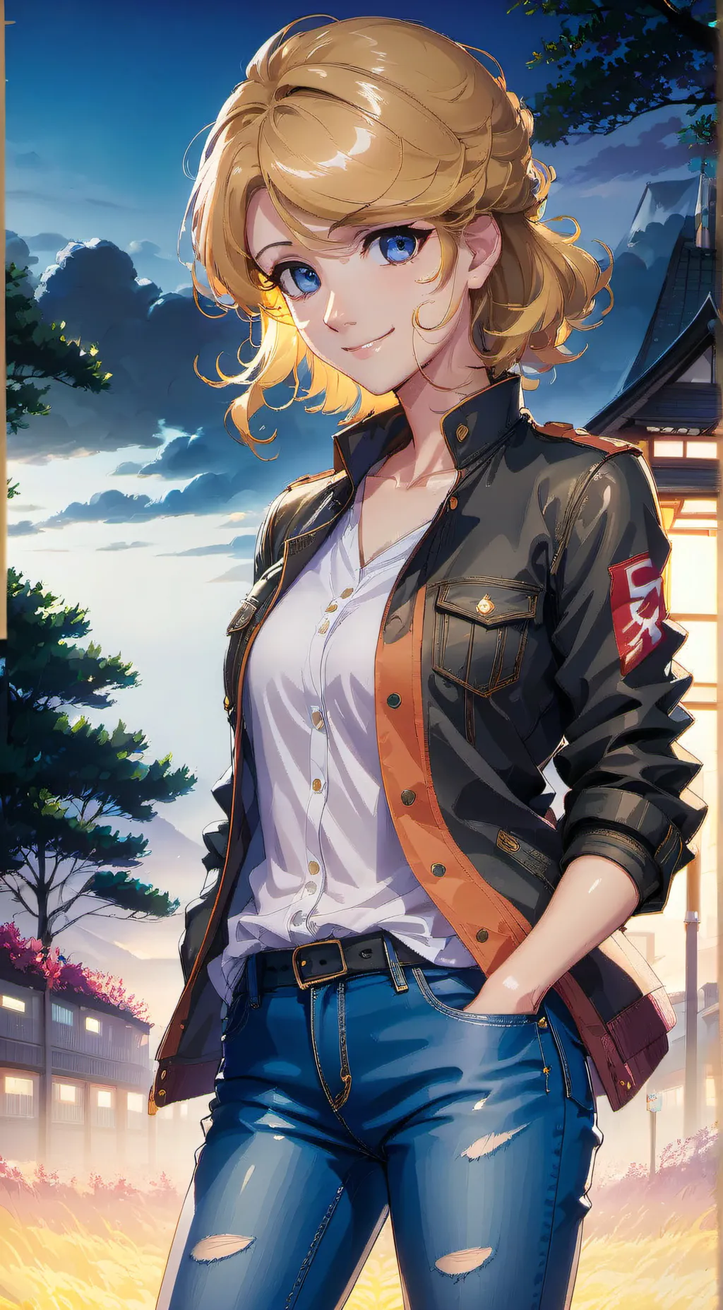 ai character: Aria Kingsley  background
