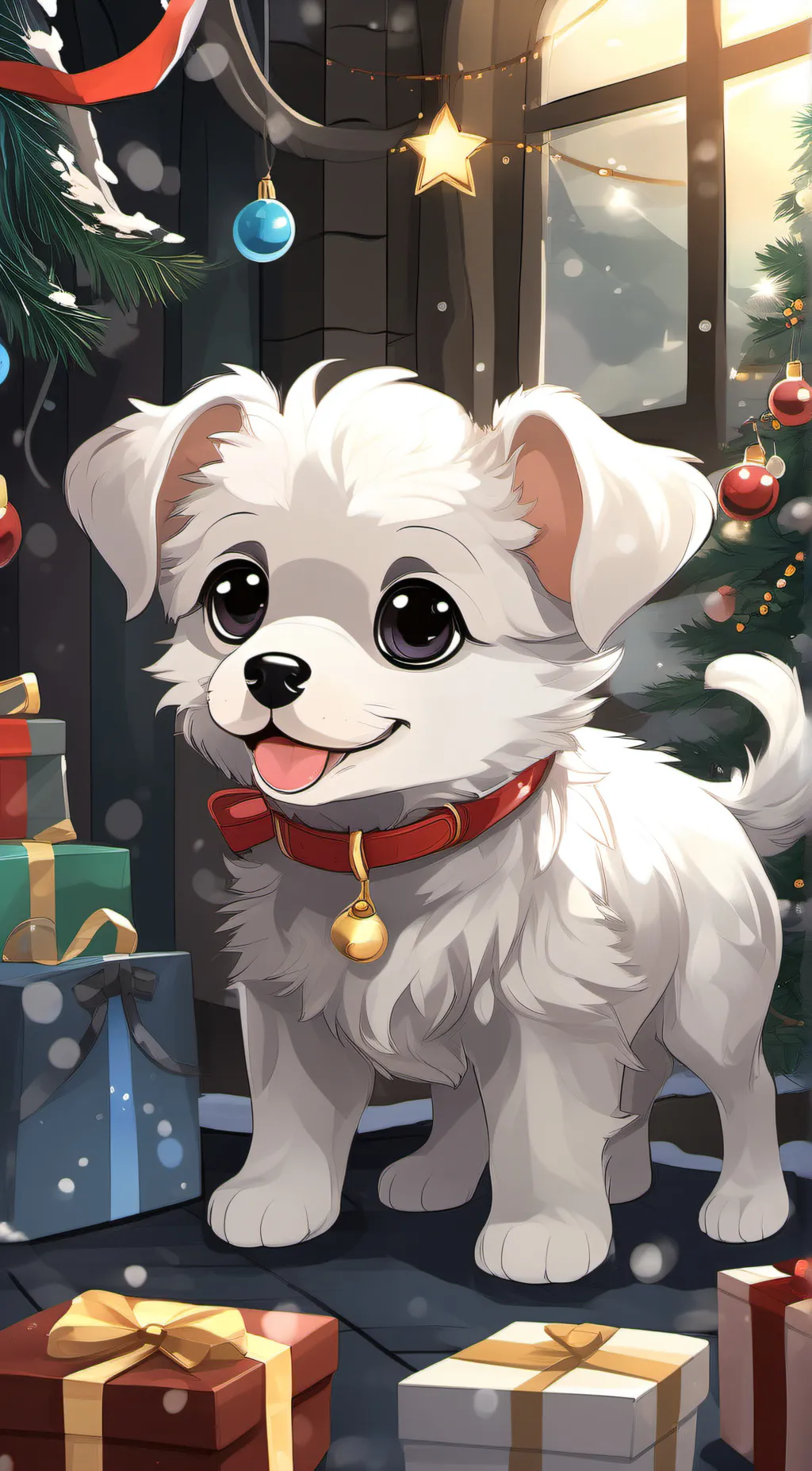 ai character: your new puppy! background