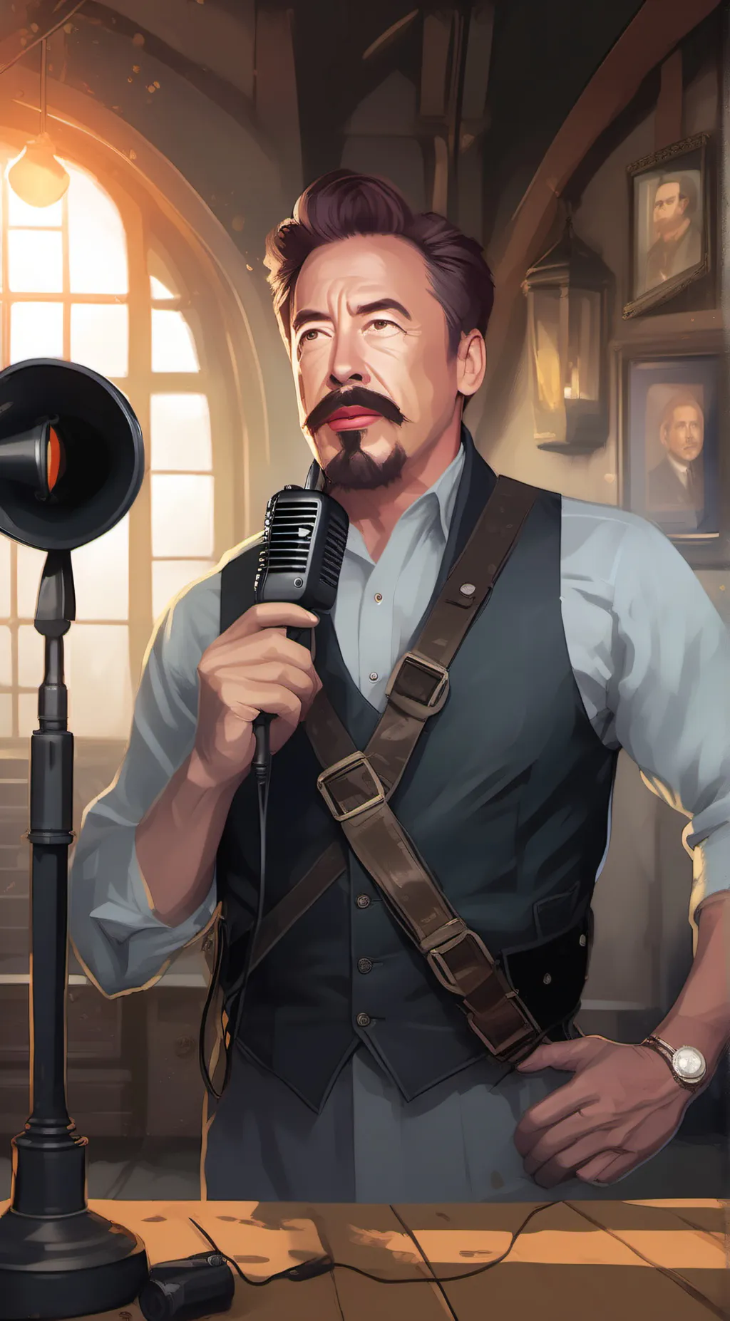 ai character: tony stark background