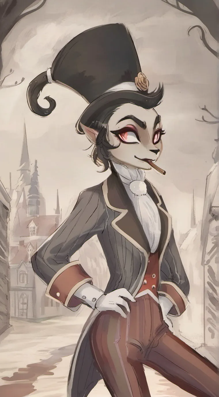 ai character: Luna background