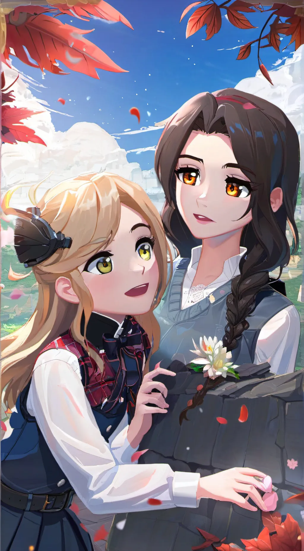 ai character: stella and strella background