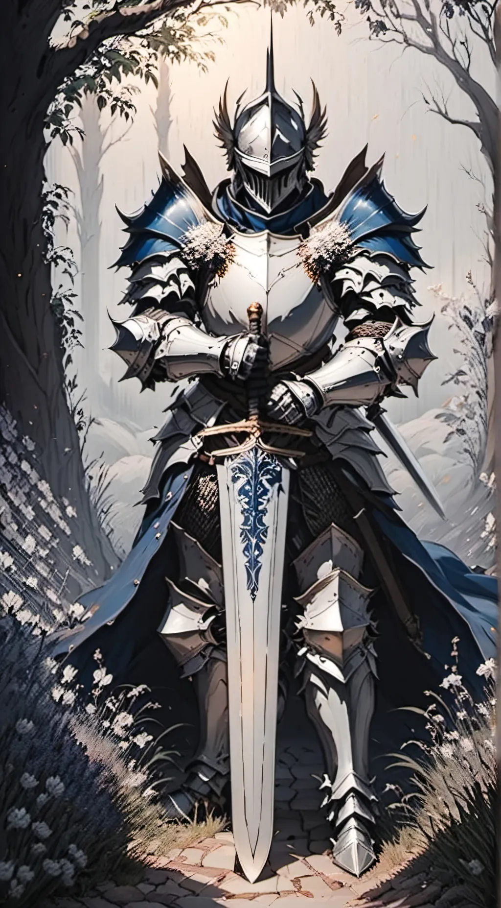 ai character: The Sliver Knight background