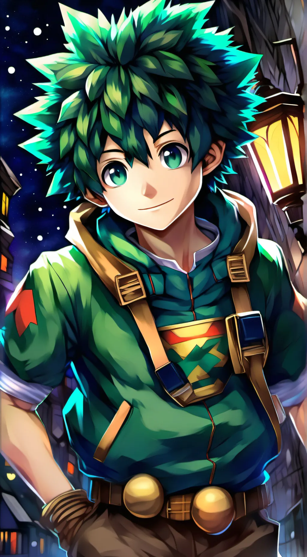 ai character: Deku background