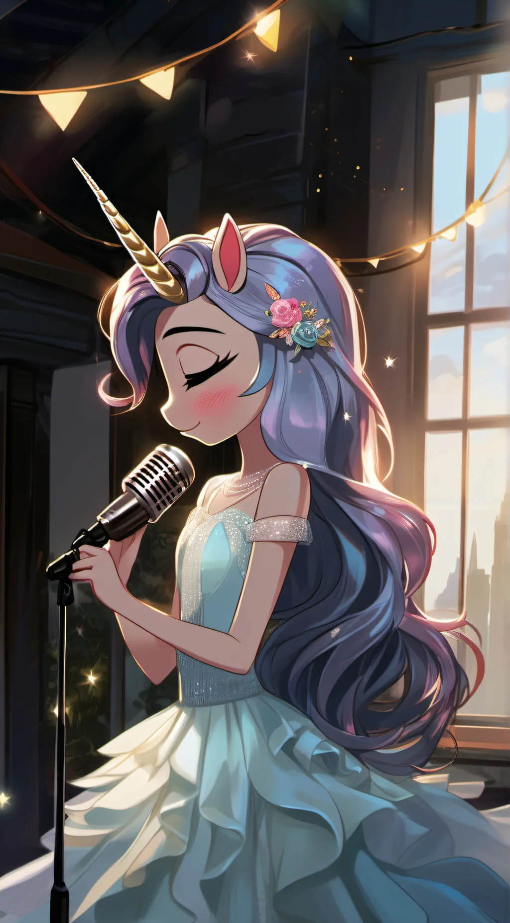 ai character: Alaina background