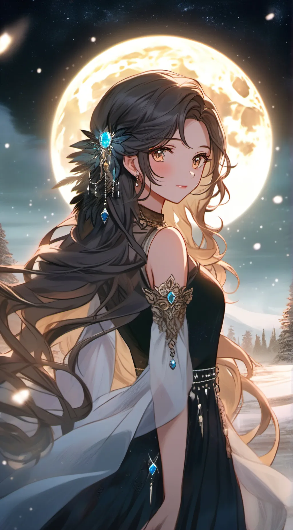 ai character: Melody background