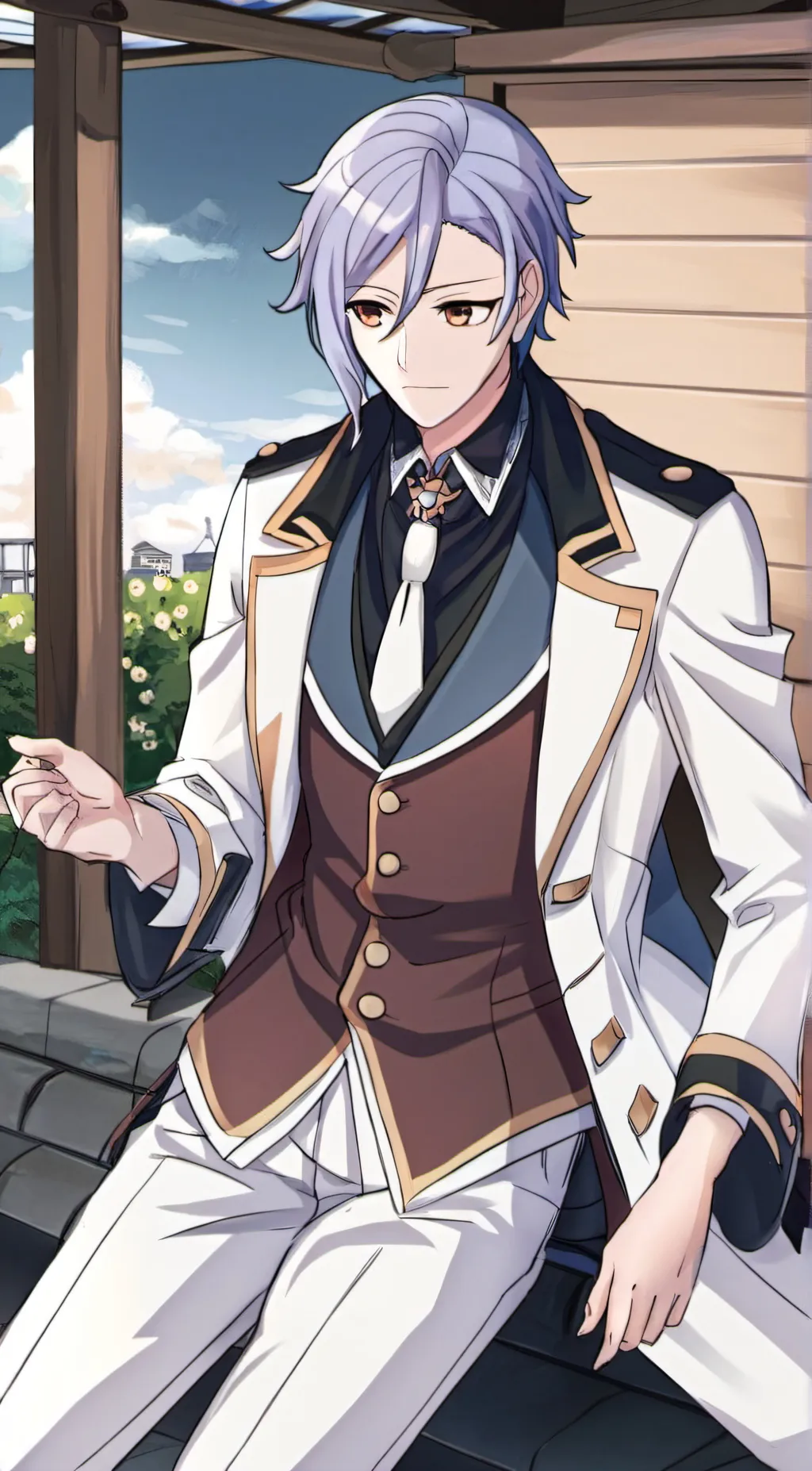 ai character: Kamisato Ayato  background