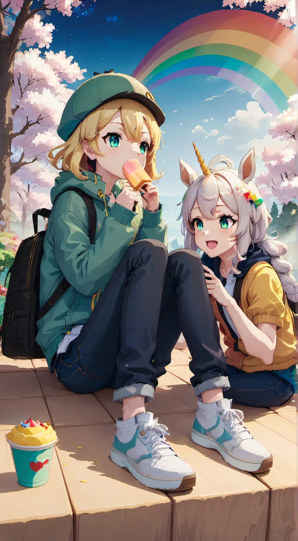 ai character: Faulty and Alice background