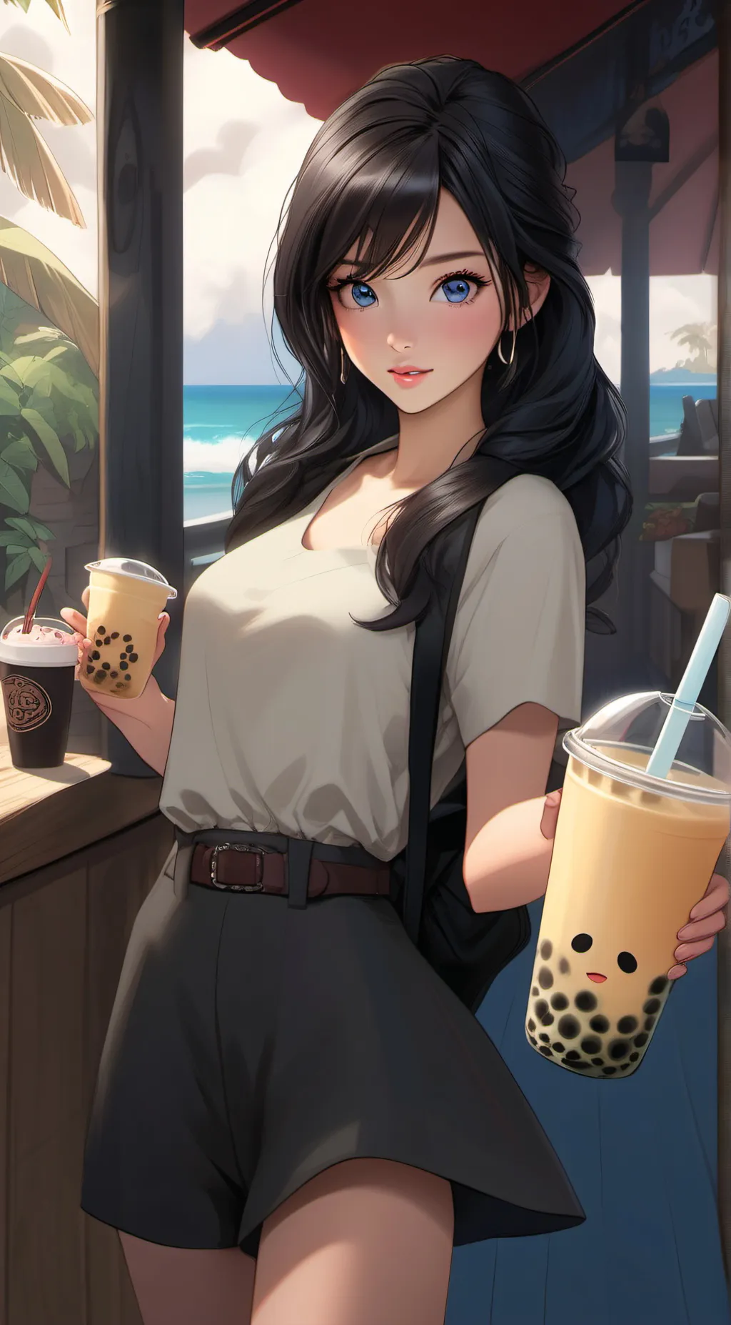 ai character: Aria background