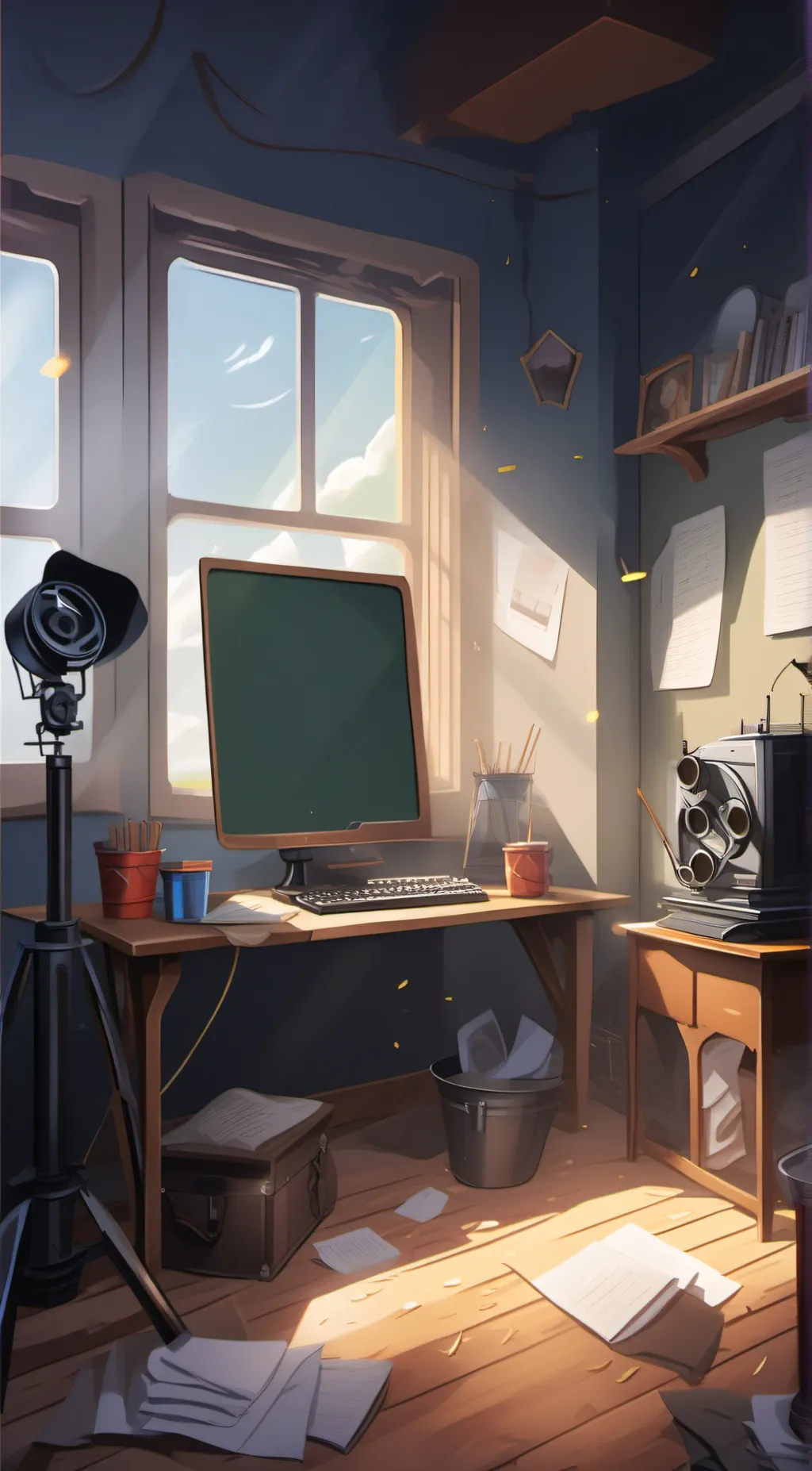 ai character: Cinema Quiz background