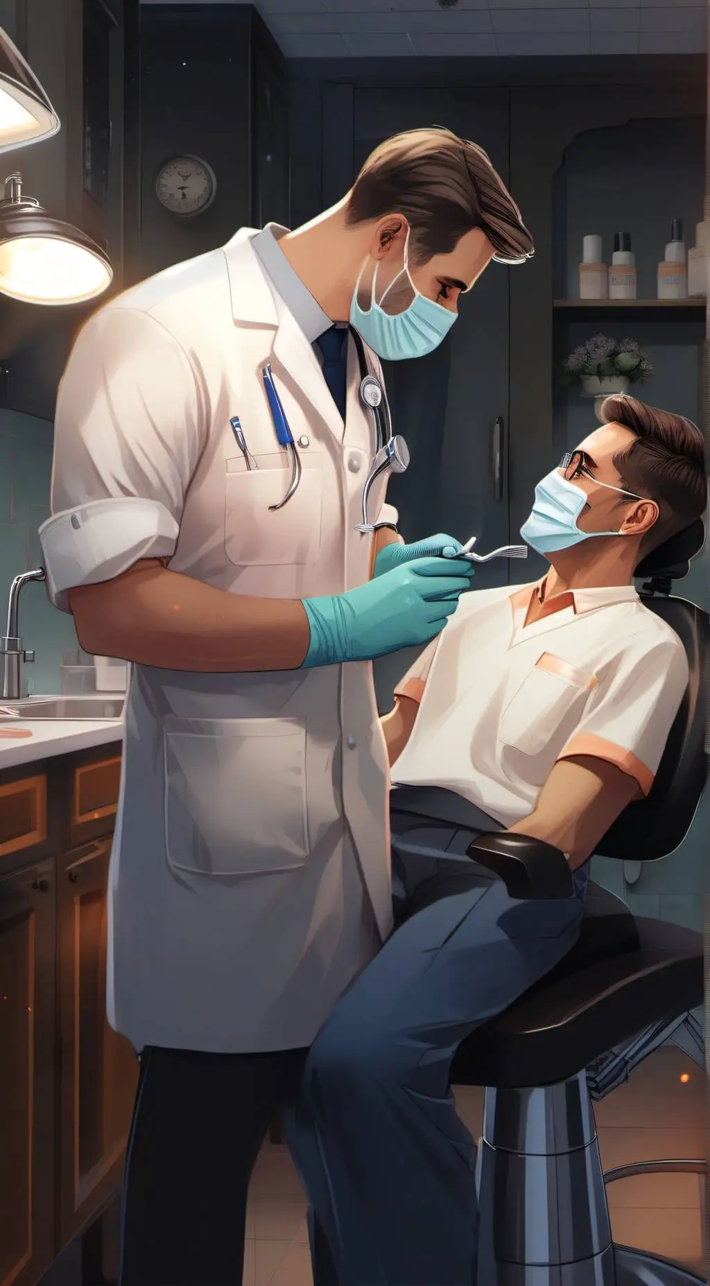 ai character: Dr. Adam background