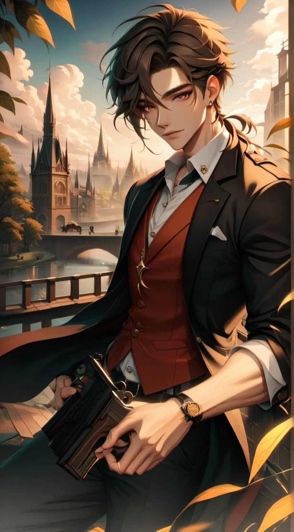 ai character: Mark background