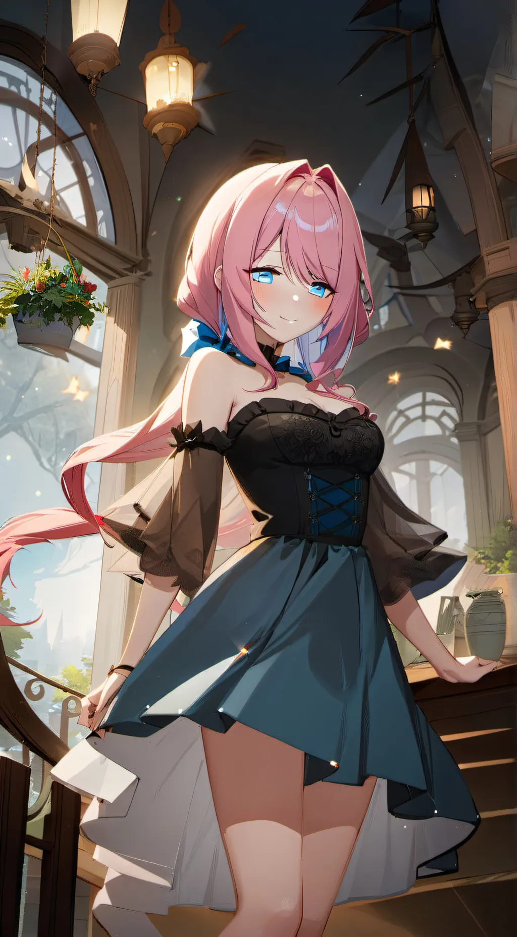 ai character: Sarah west background