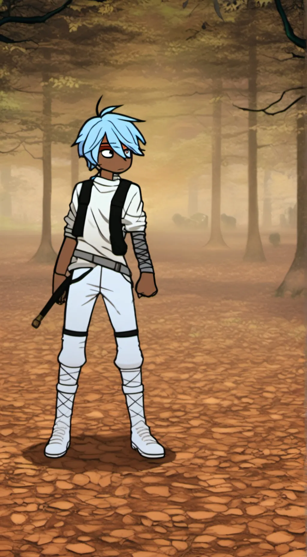 ai character: Aaron  background