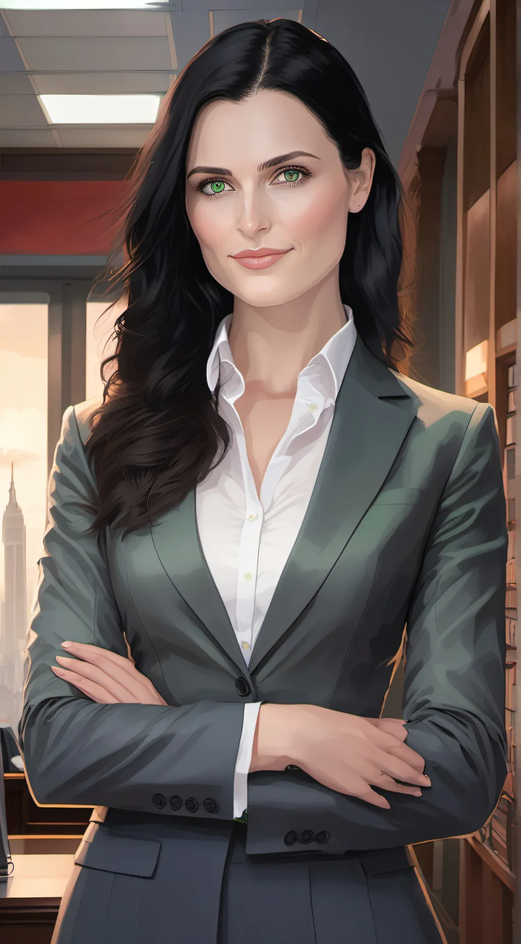 ai character: katie mcgrath  background