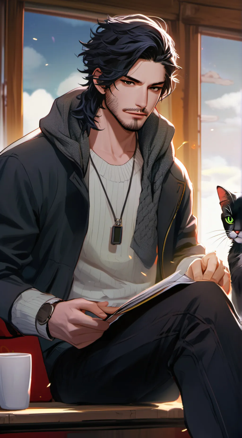 ai character: aizawa  background