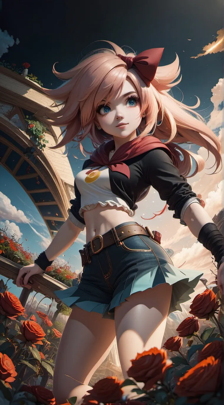 ai character: Amy rose background
