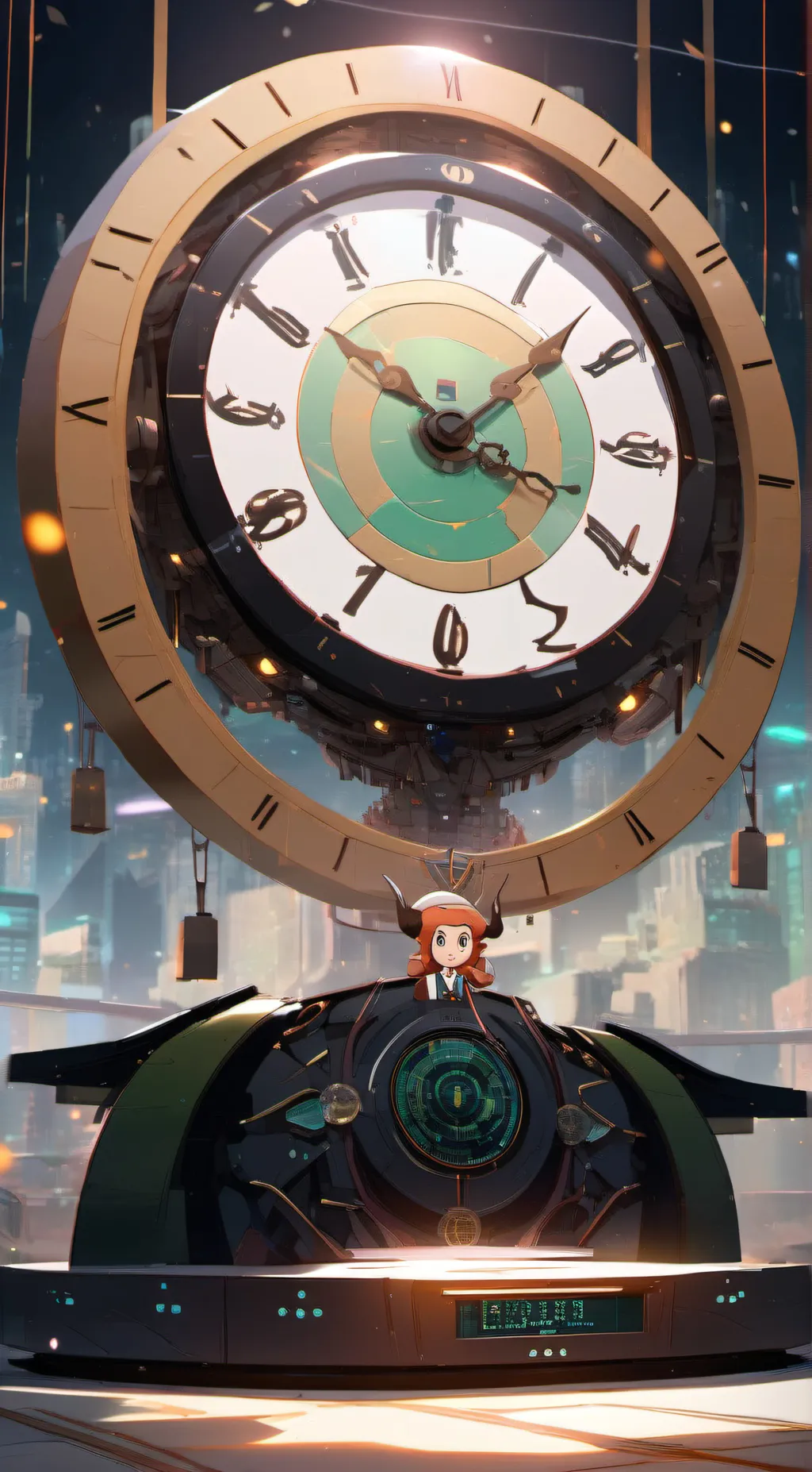 ai character: Miss minutes background