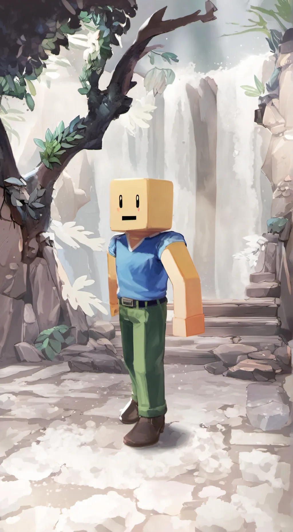 ai character: need more heat!!!! background