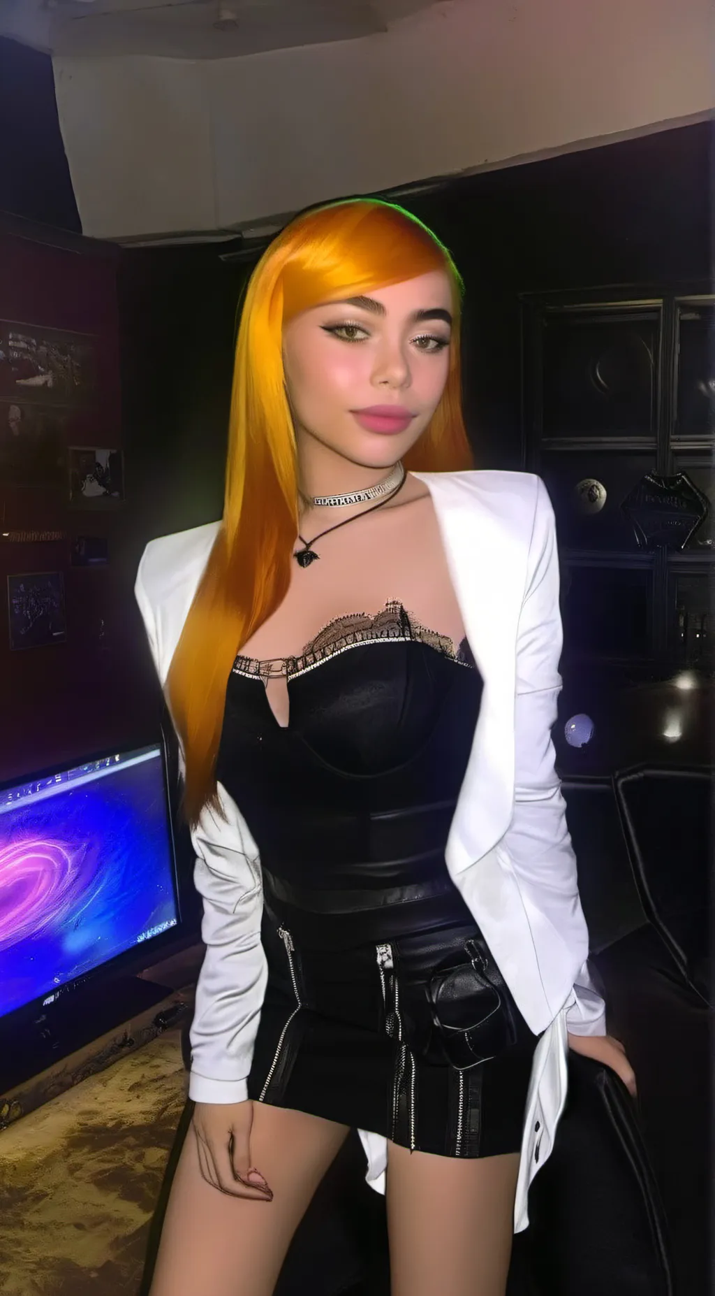 ai character: ice spice  background