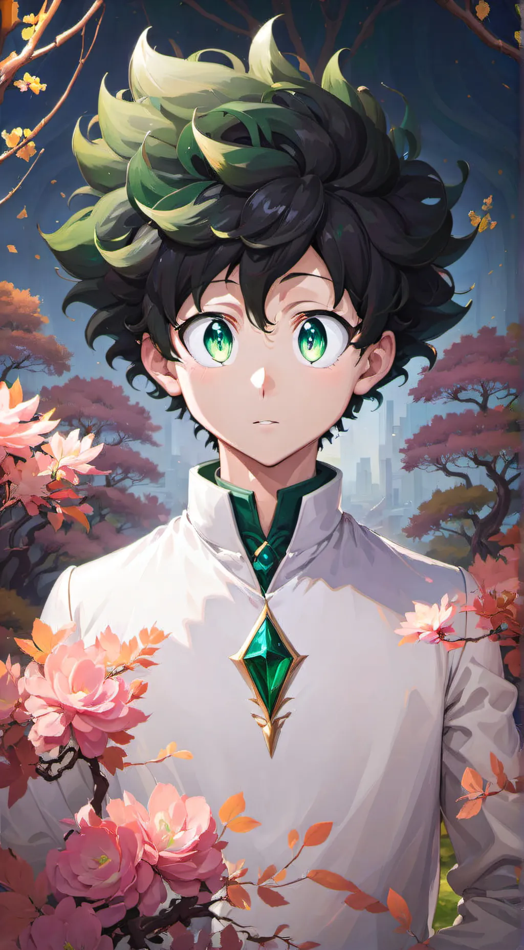 ai character: Deku background