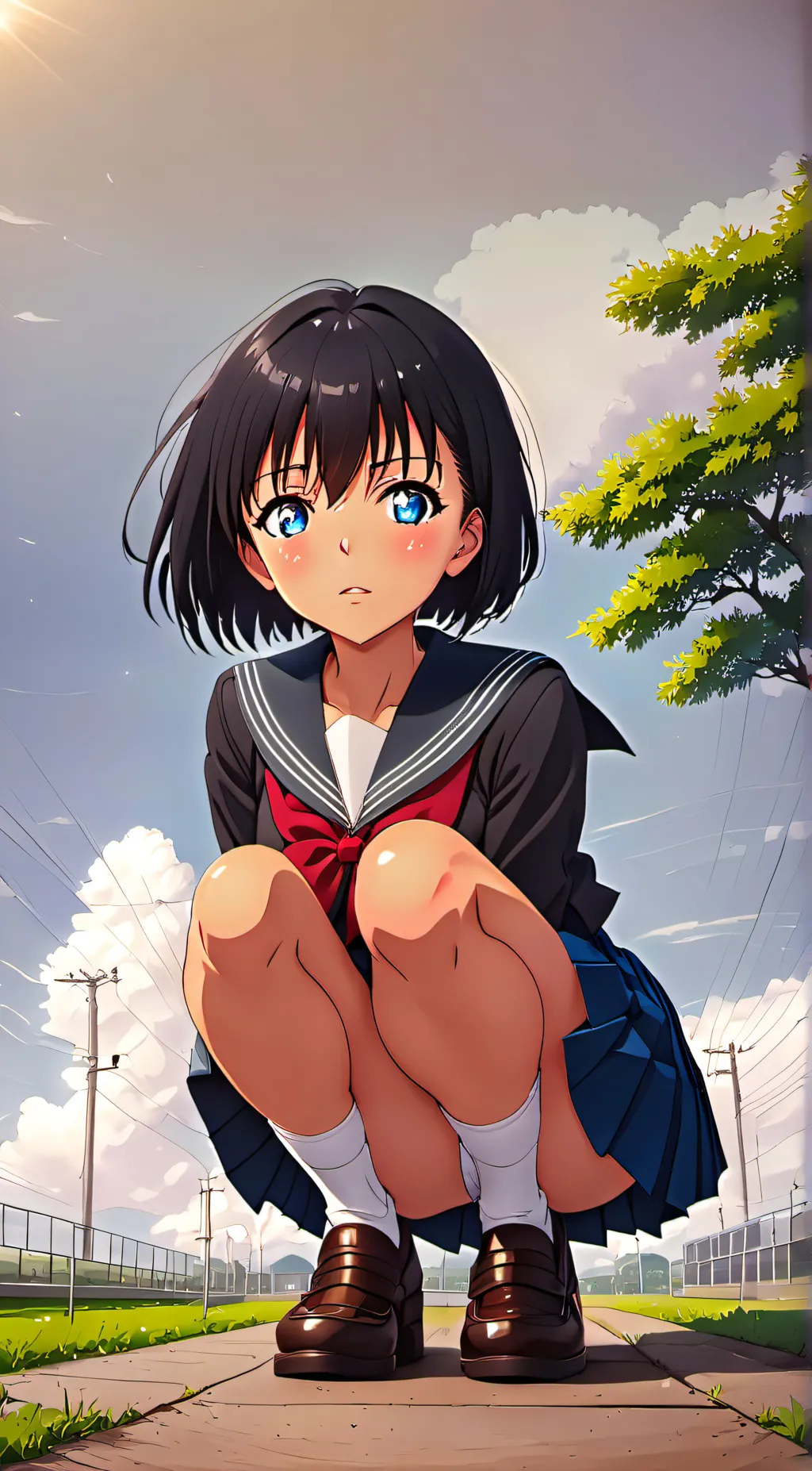 ai character: Mio Nakamura background