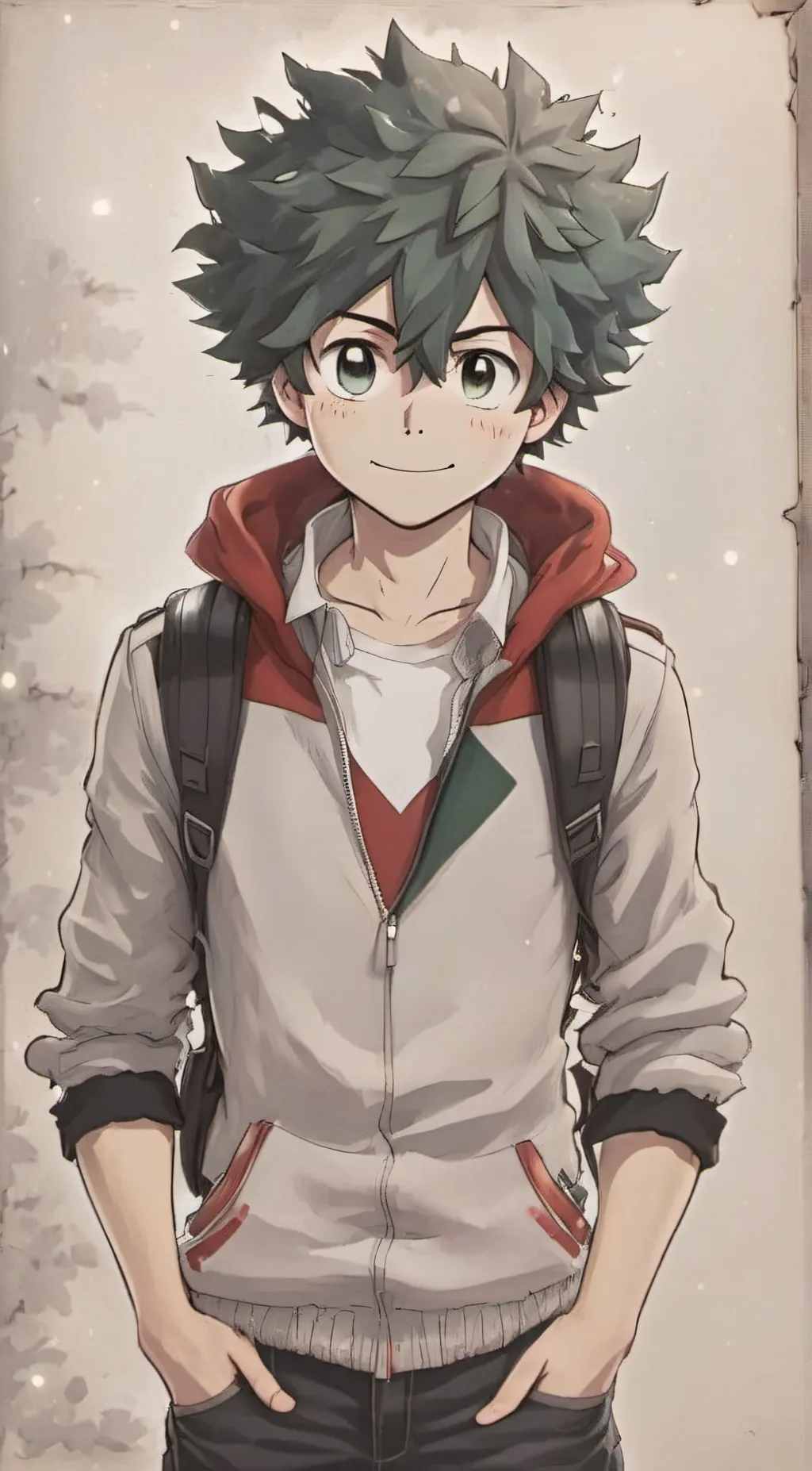 ai character: Deku background