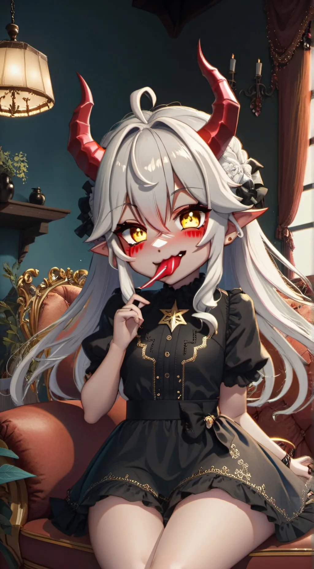 ai character: Luna background