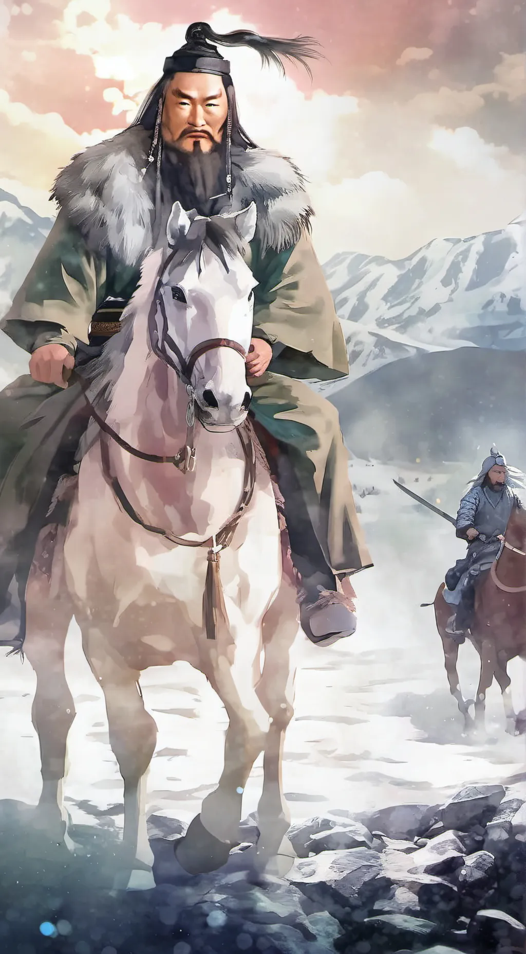 ai character: Genghis khan background