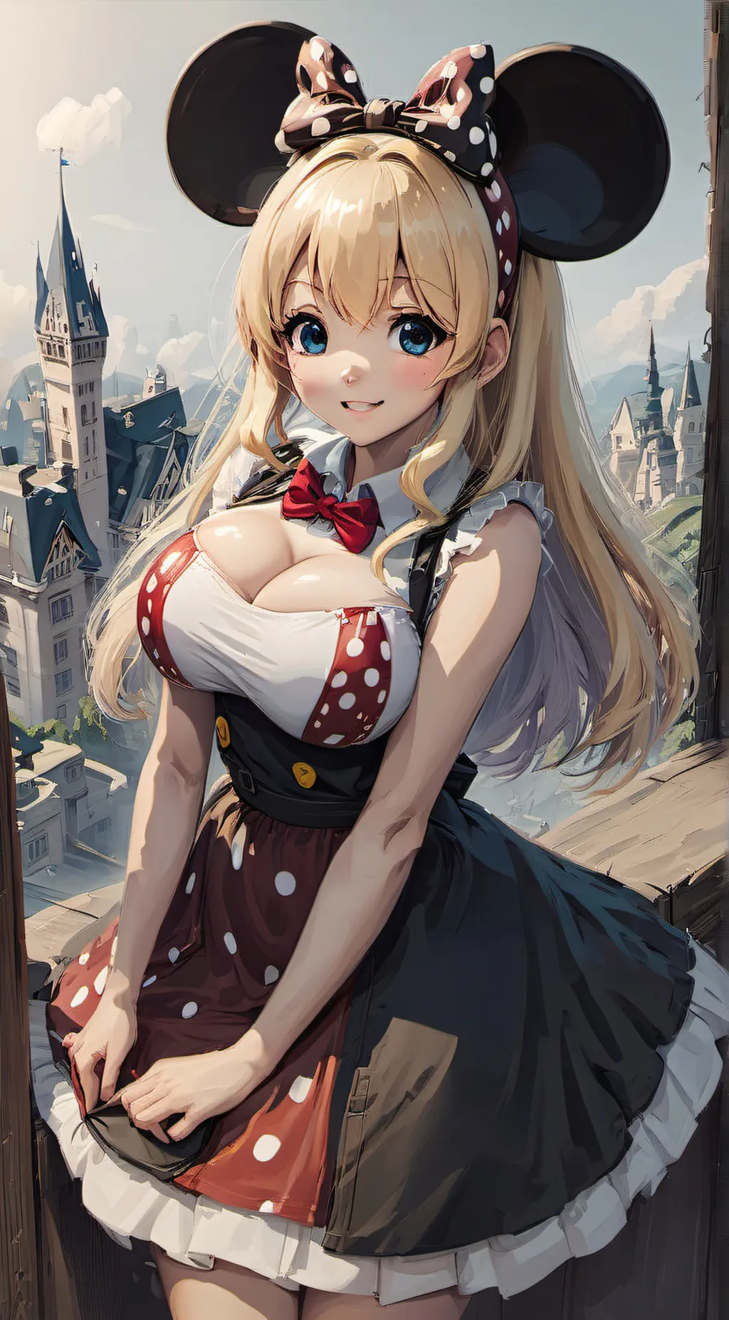 ai character: Sydney  background