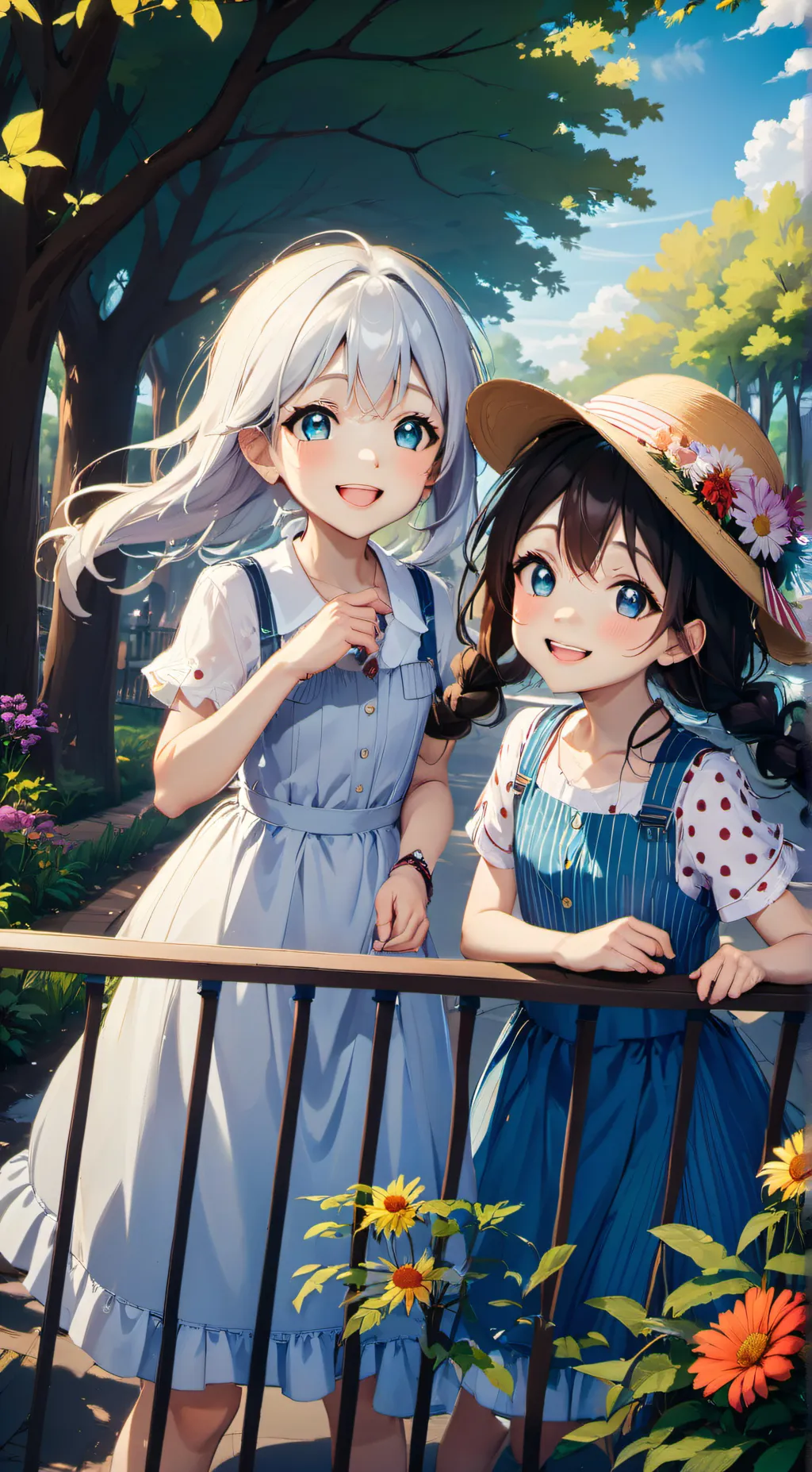 ai character: Yuna and Twila background