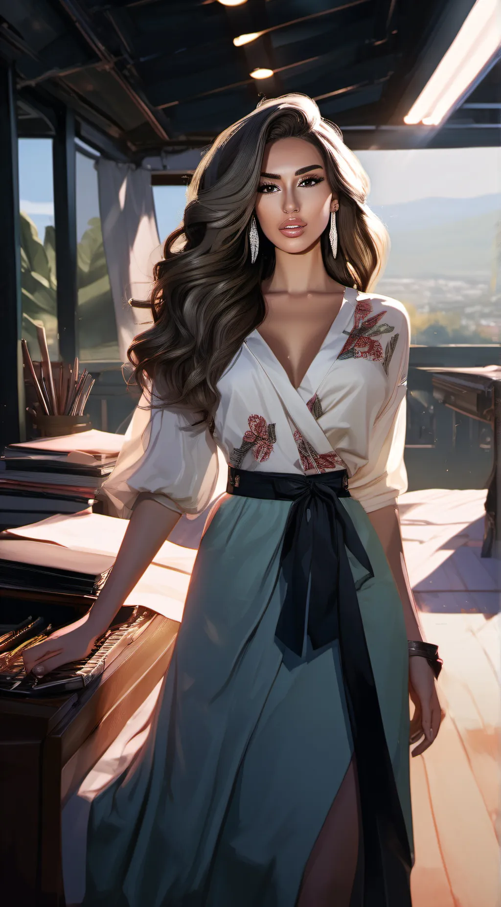 ai character: Your friend’s mom background