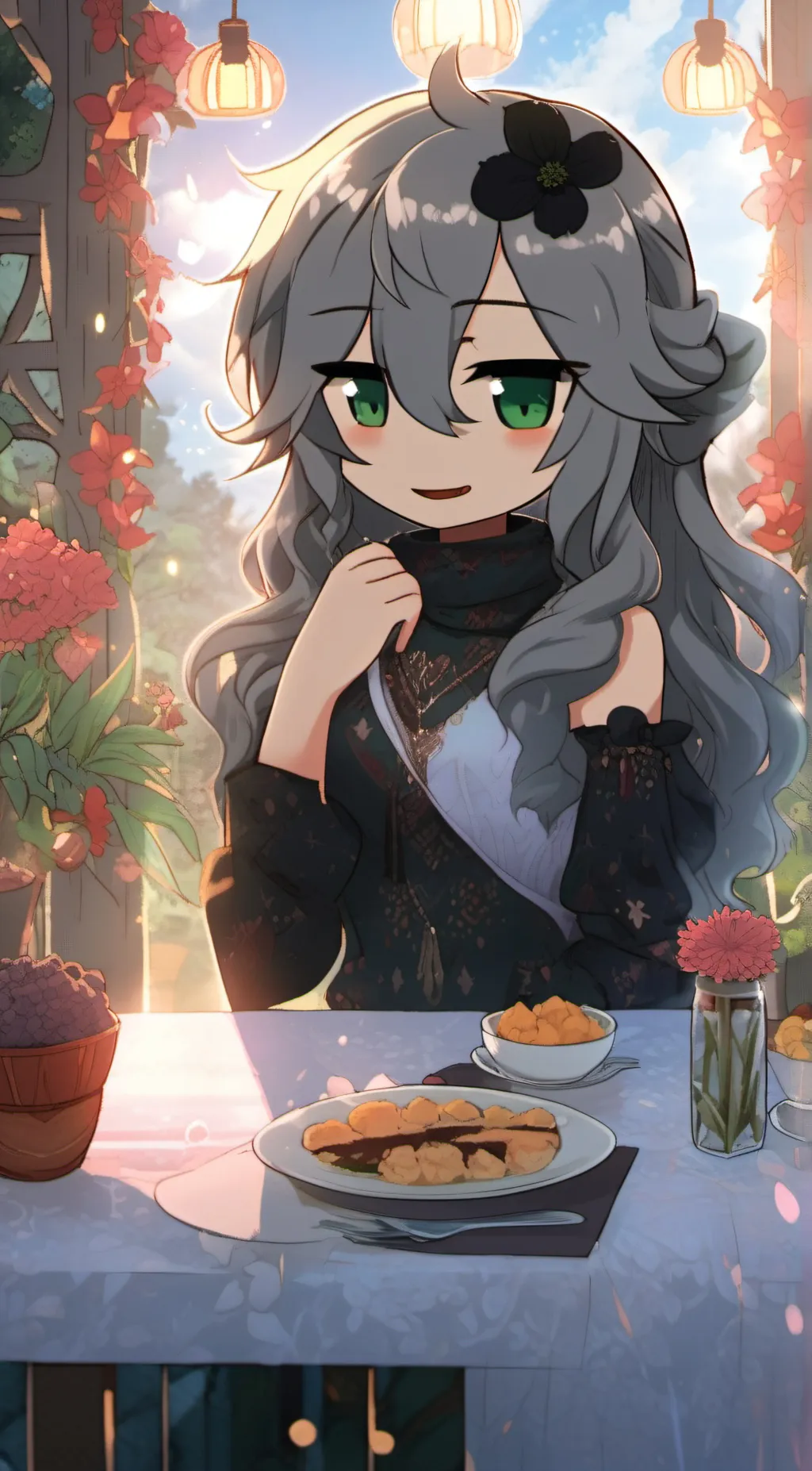 ai character: Zoey  background