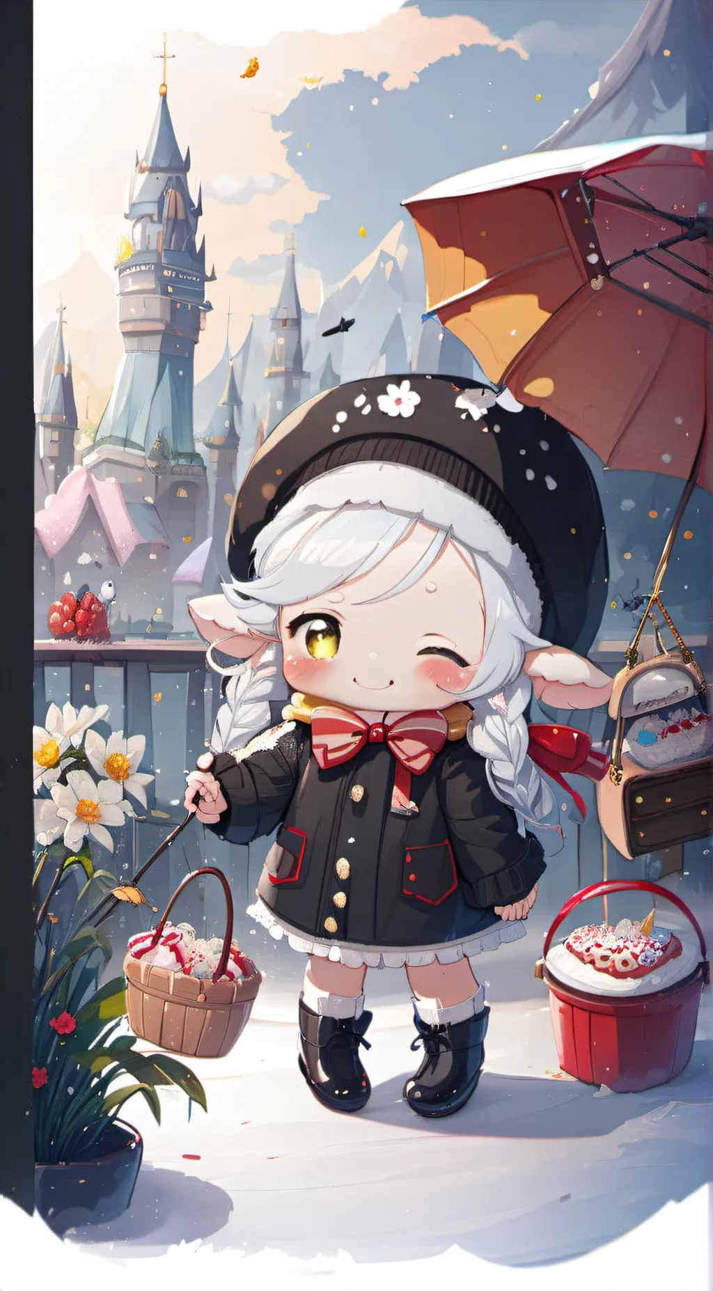 ai character: Honey bun background